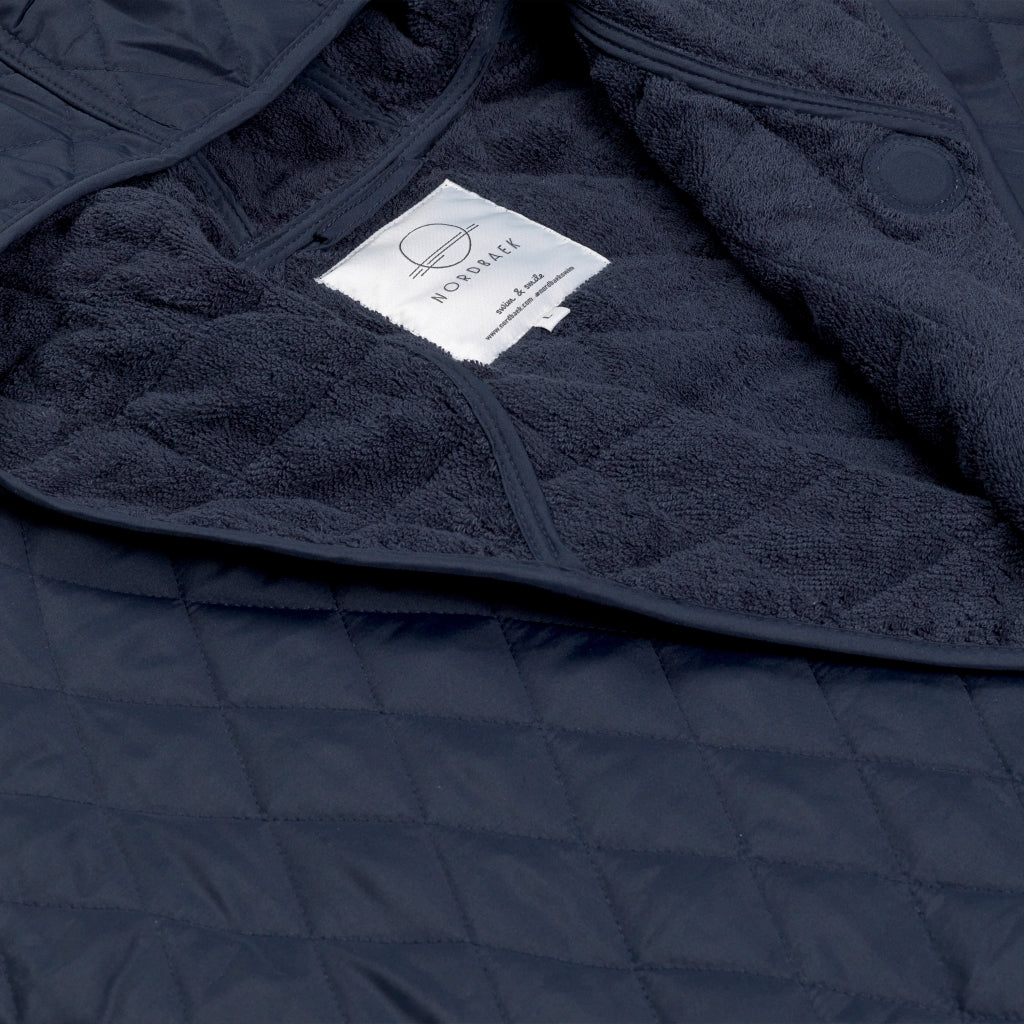 NORDBAEK Badekåbe NORDBAEK Wild Shore – vindtæt herrekåbe med 100% oeko-tex frotté Bath robe Navy