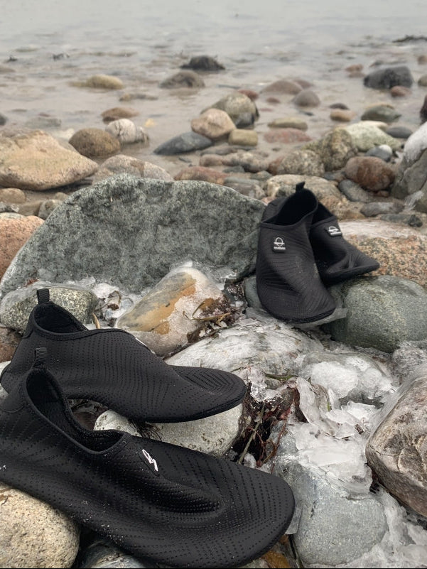 NORDBAEK Badesko NORDBAEK Soft Aqua - bløde og nemme at få på Swim shoes Black