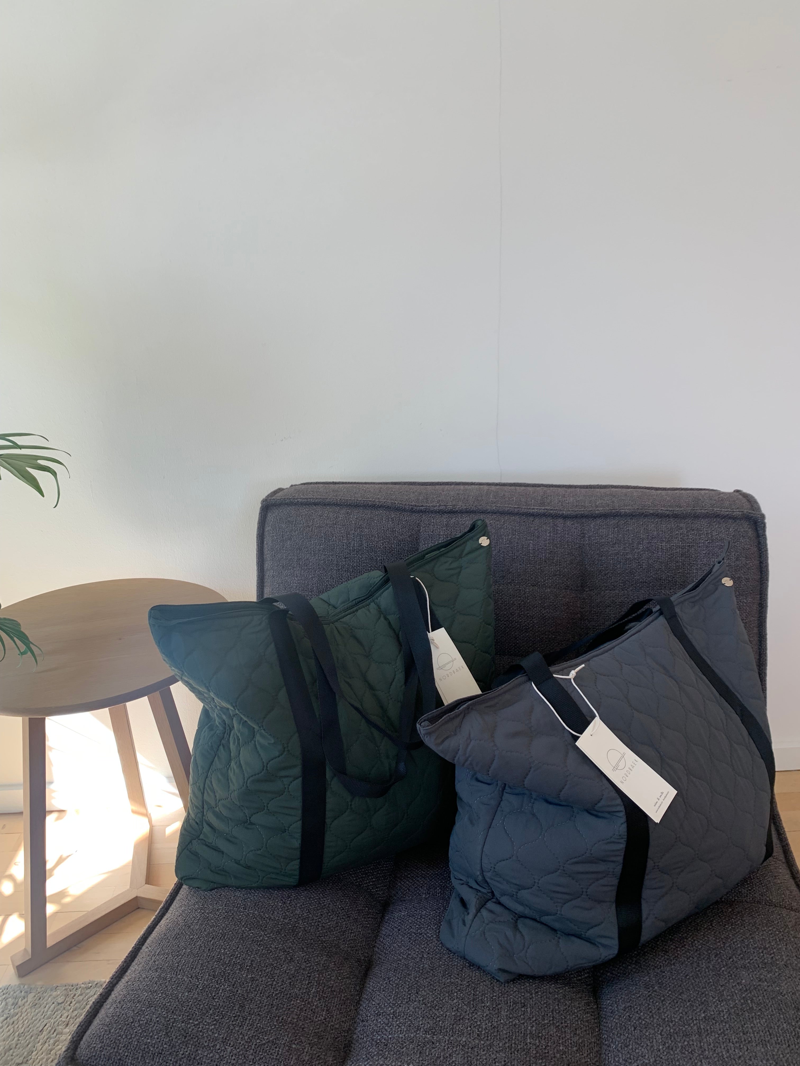 Taske NORDBAEK Happy Bay – stor og praktisk i genanvendte materialer - Green