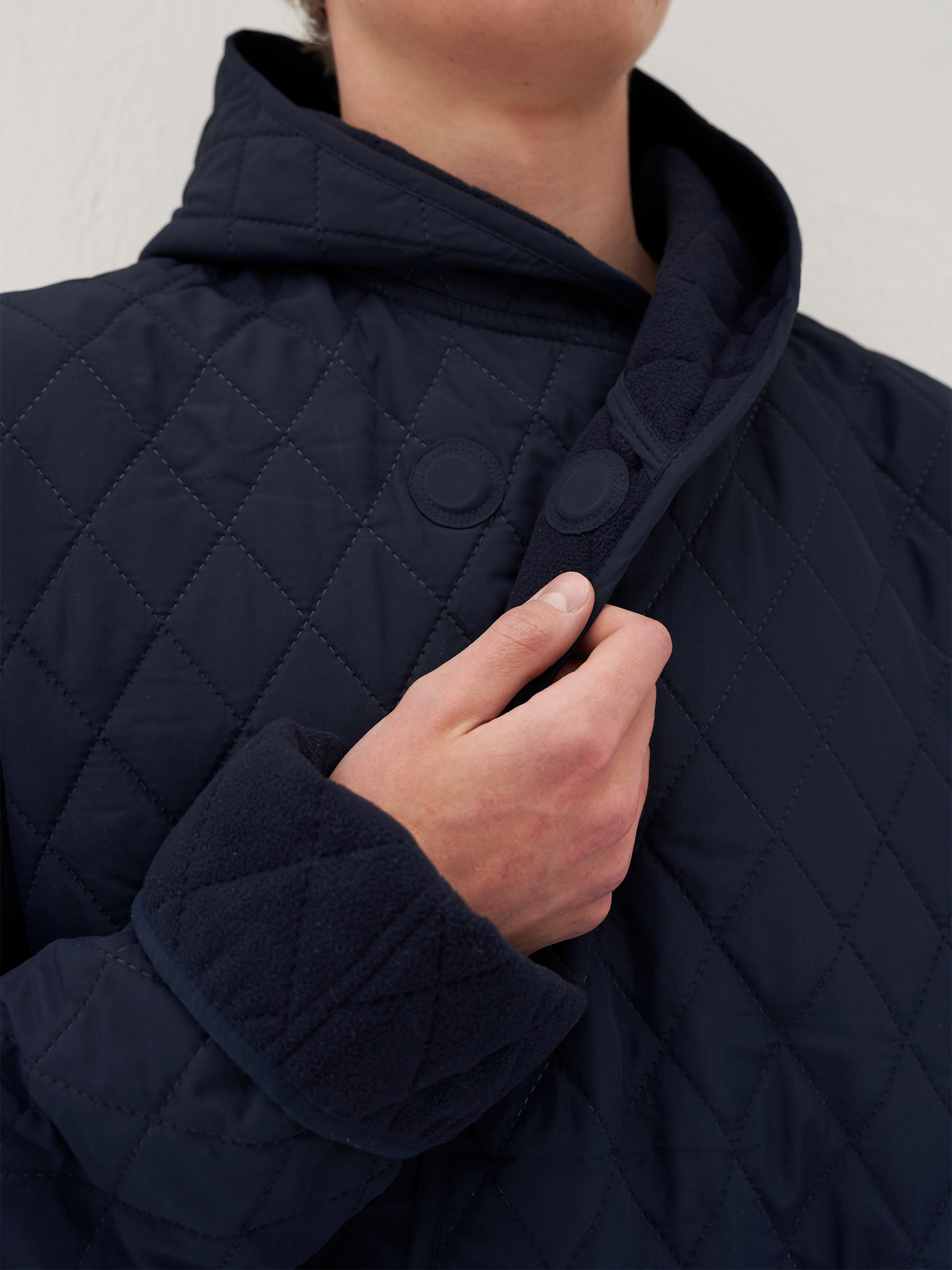 Badekåbe NORDBAEK Wild Shore – vindtæt herrekåbe med 100% oeko-tex frotté - Navy