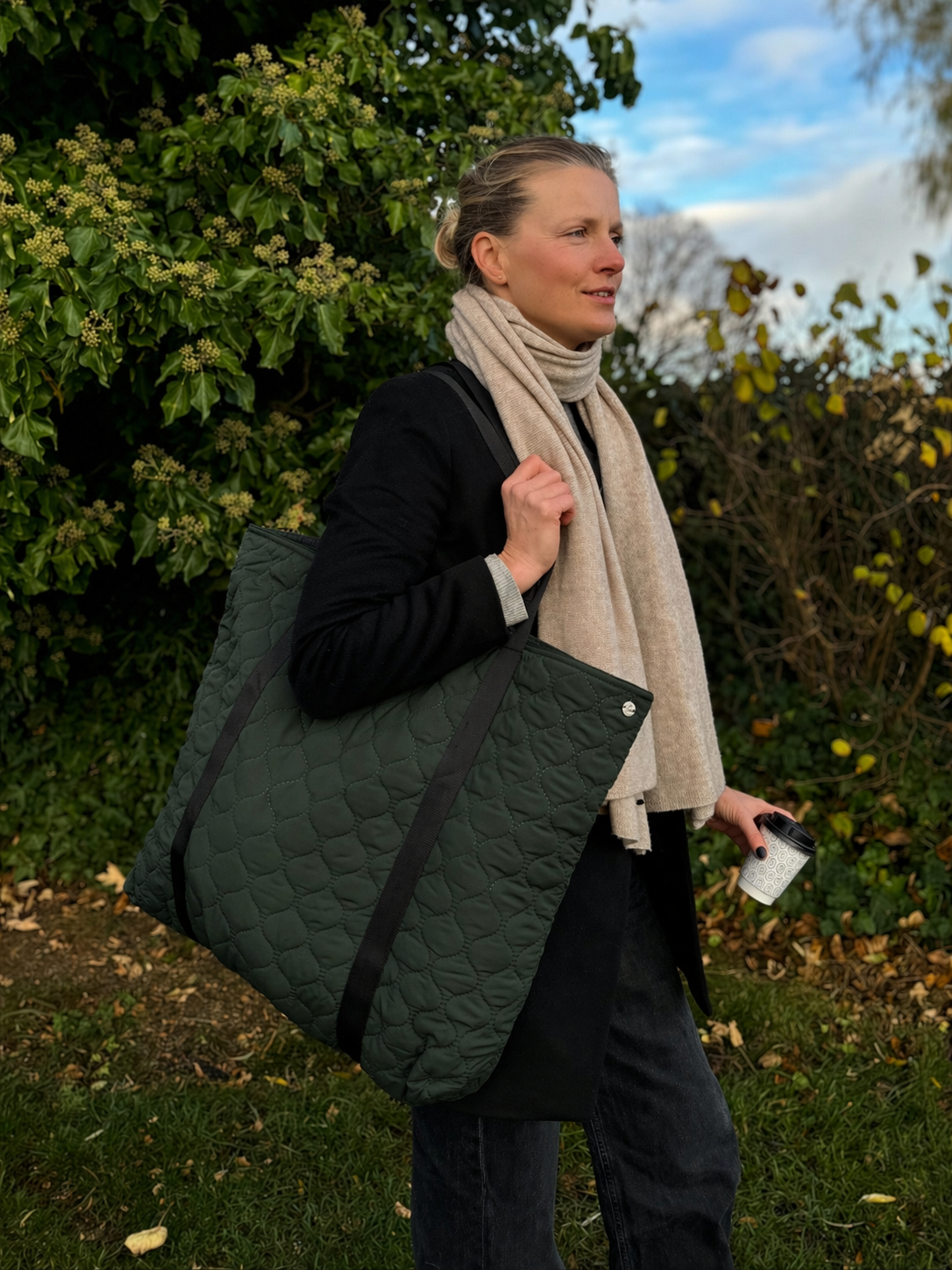 Happy Bay Väska Stor - Grön