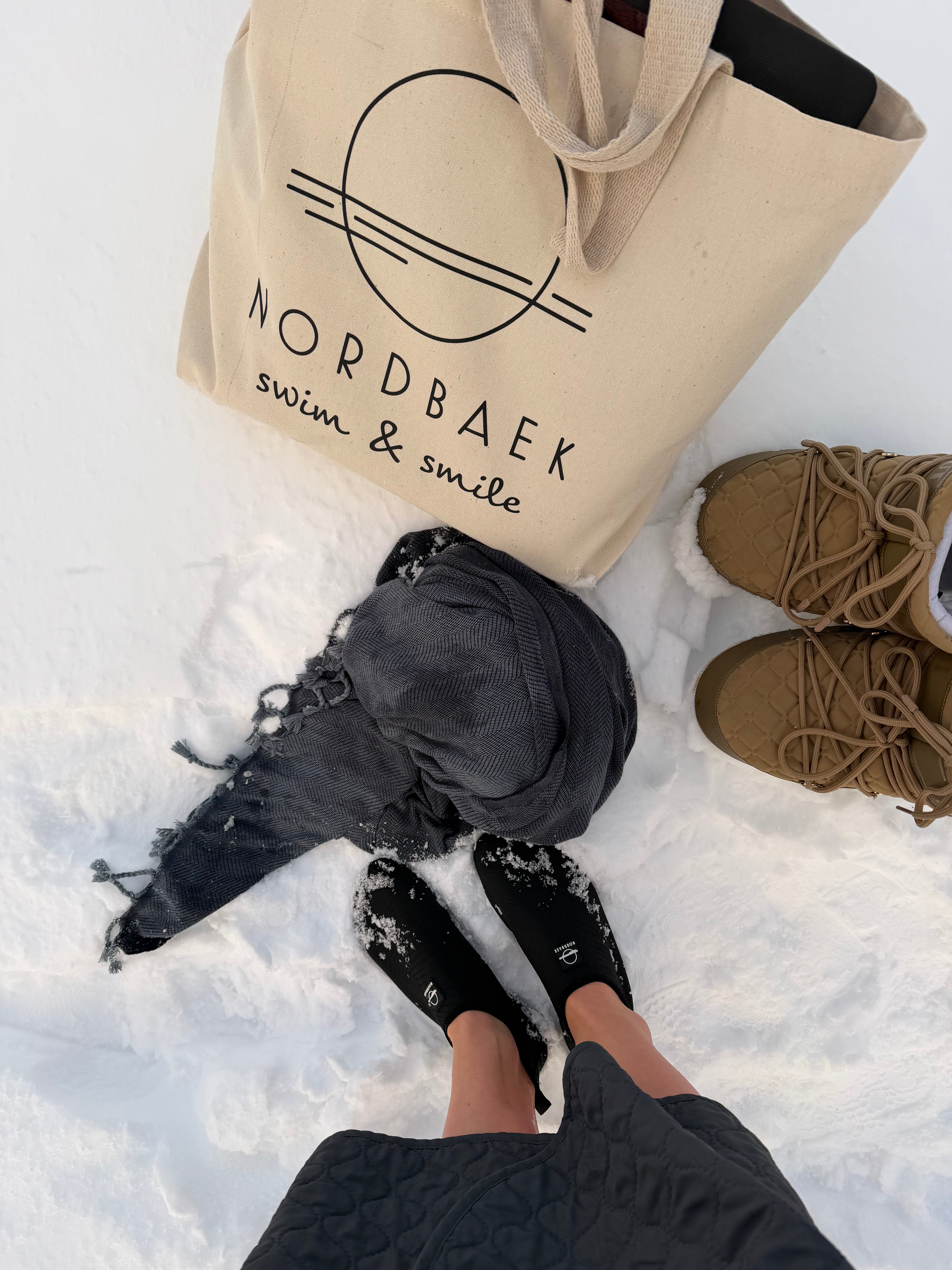 Nordic Carry Tote Taske - Lærred