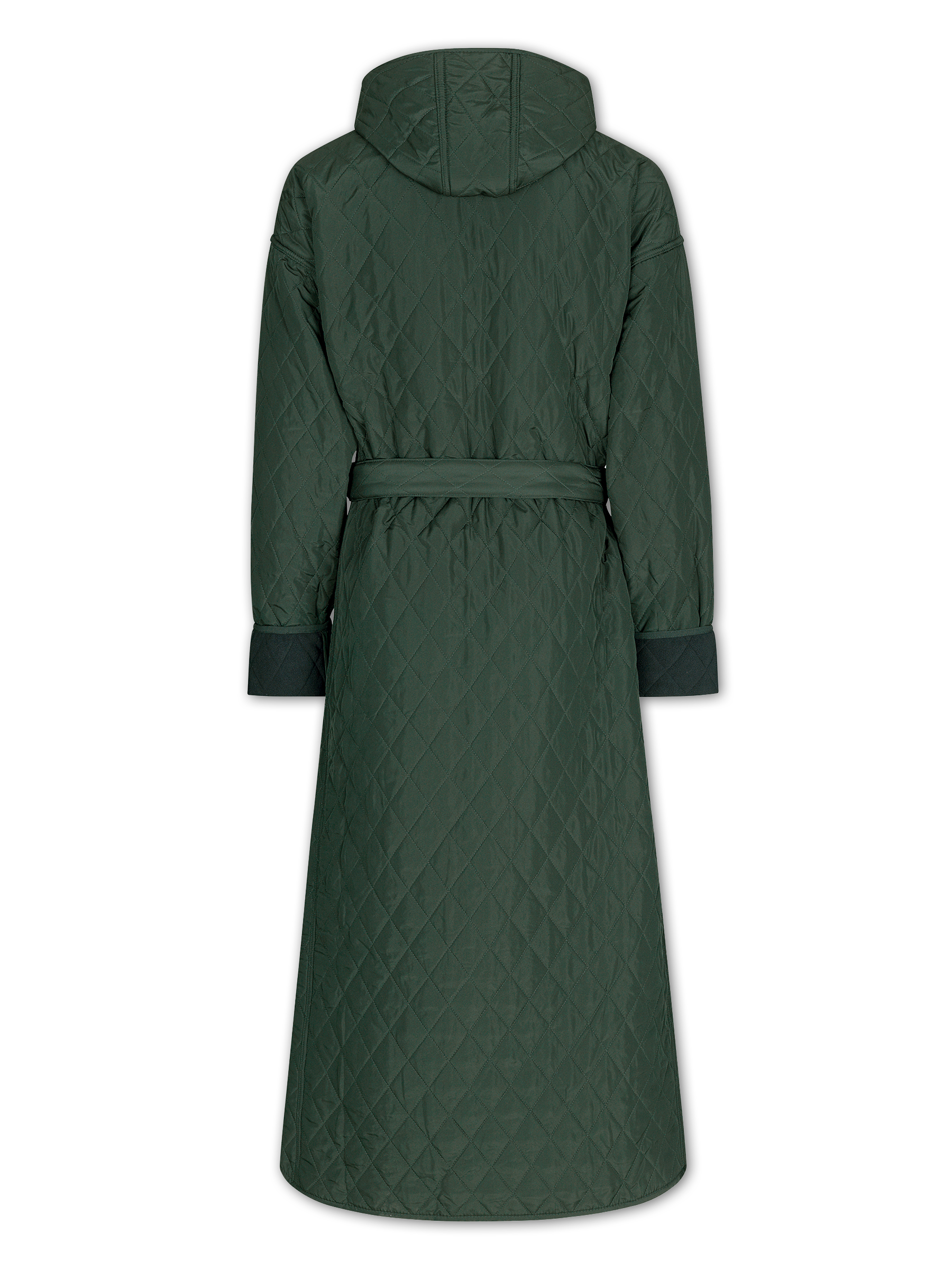 Badekåbe NORDBAEK Long Beach – vindtæt herrekåbe med 100% genanvendt fleece - Green