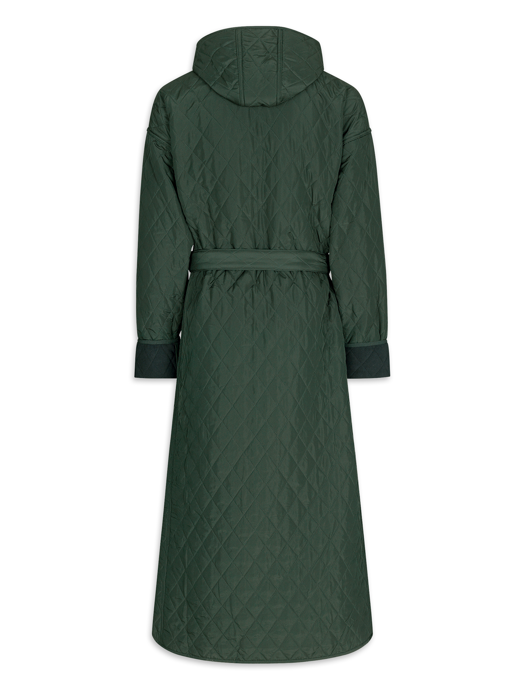 Badekåbe NORDBAEK Long Beach – vindtæt herrekåbe med 100% genanvendt fleece - Green