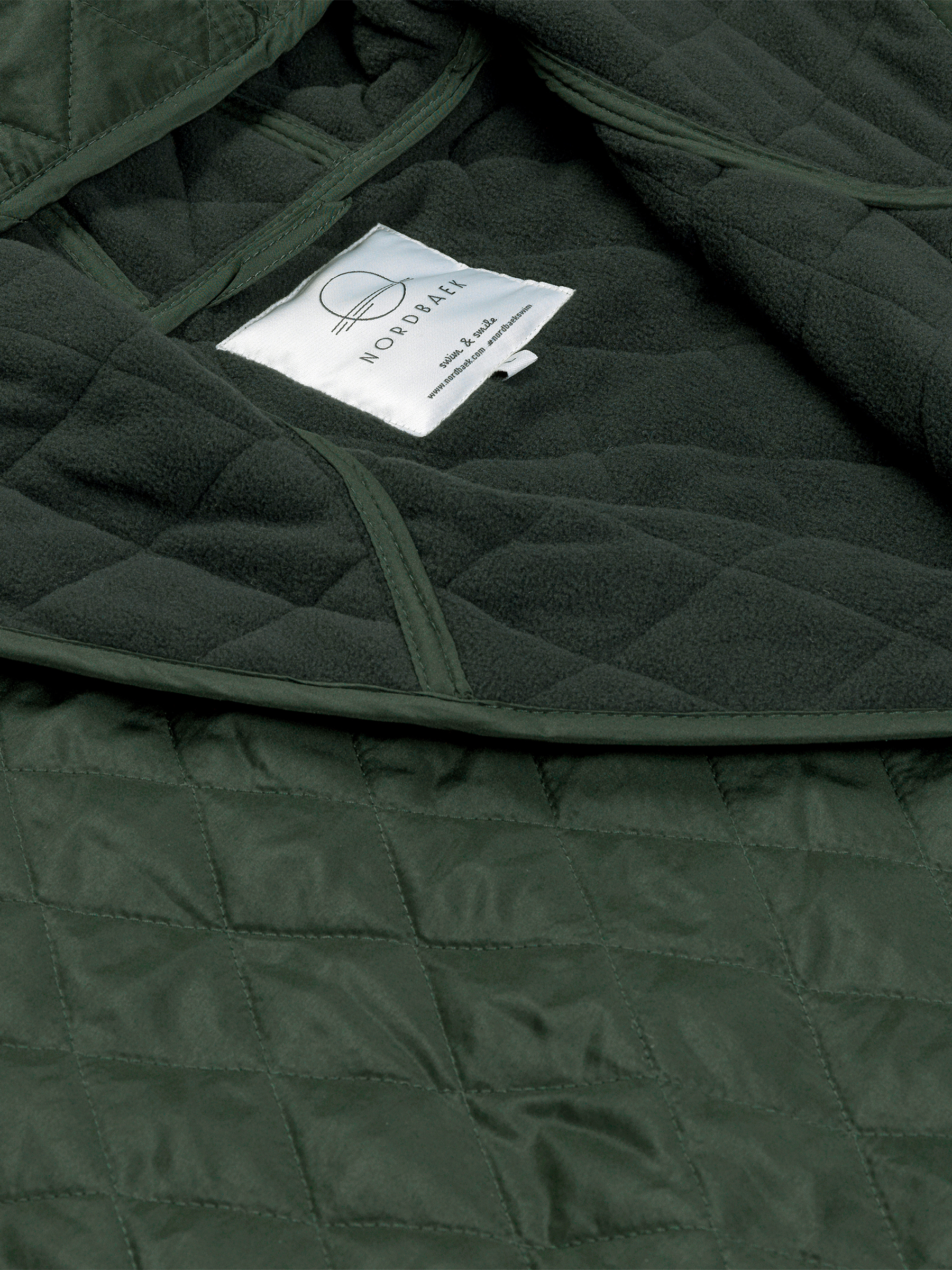 Long Beach Men's Bathrobe - Green