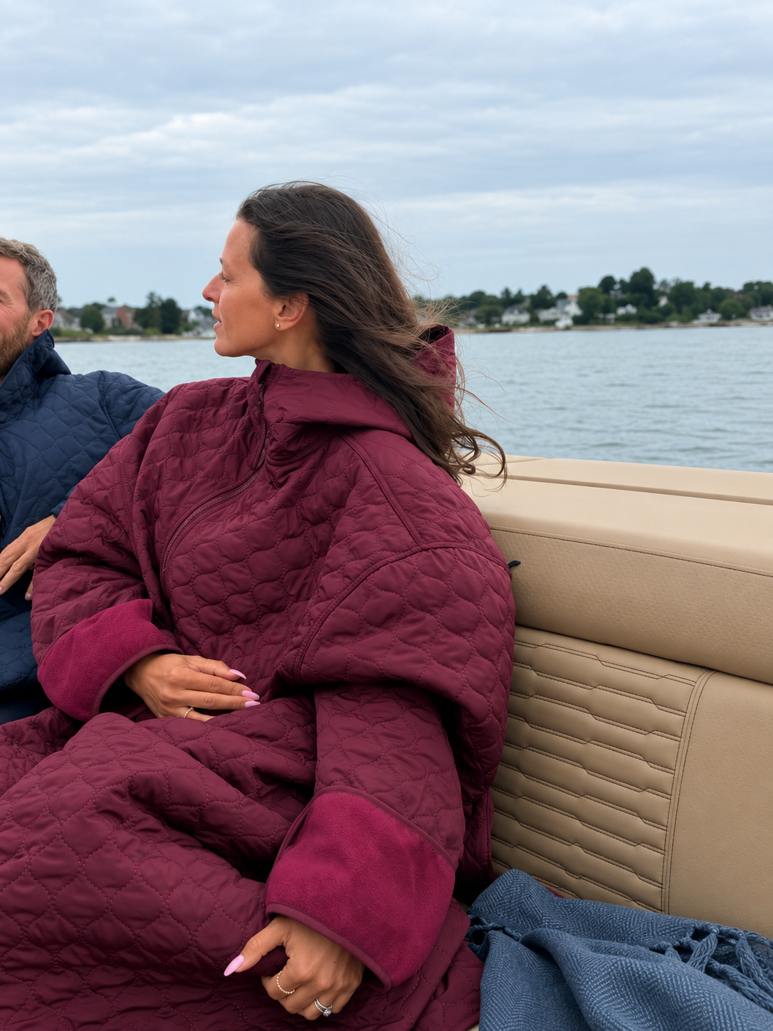 Lazy Pool Changing Robe Unisex - Auburn