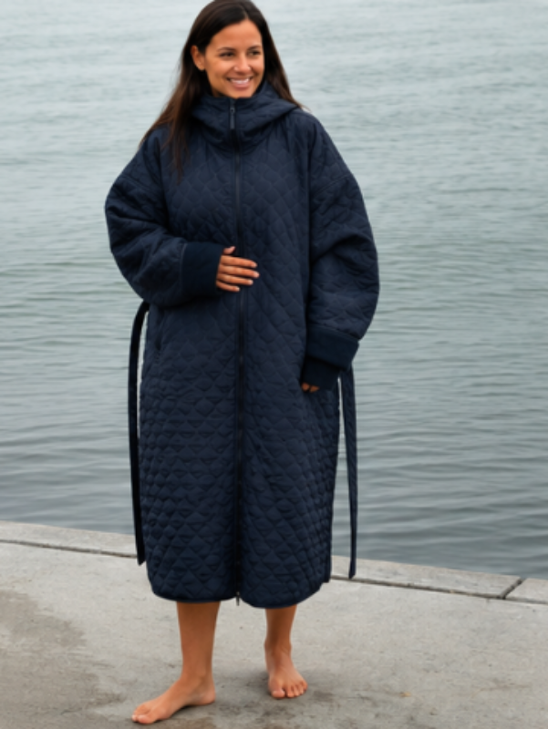 Lazy Pool Changing Robe Unisex - Navy