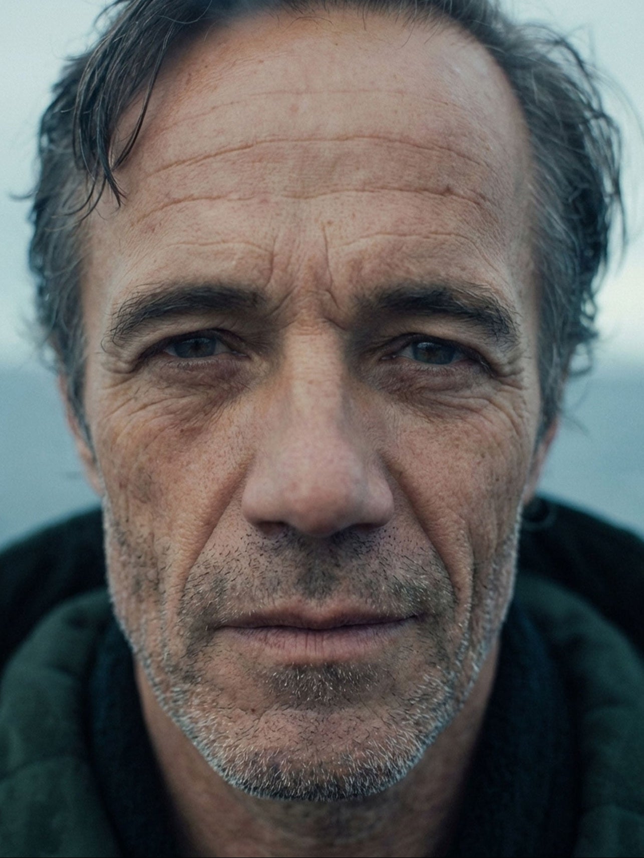 Long Beach Men's Bathrobe - Green