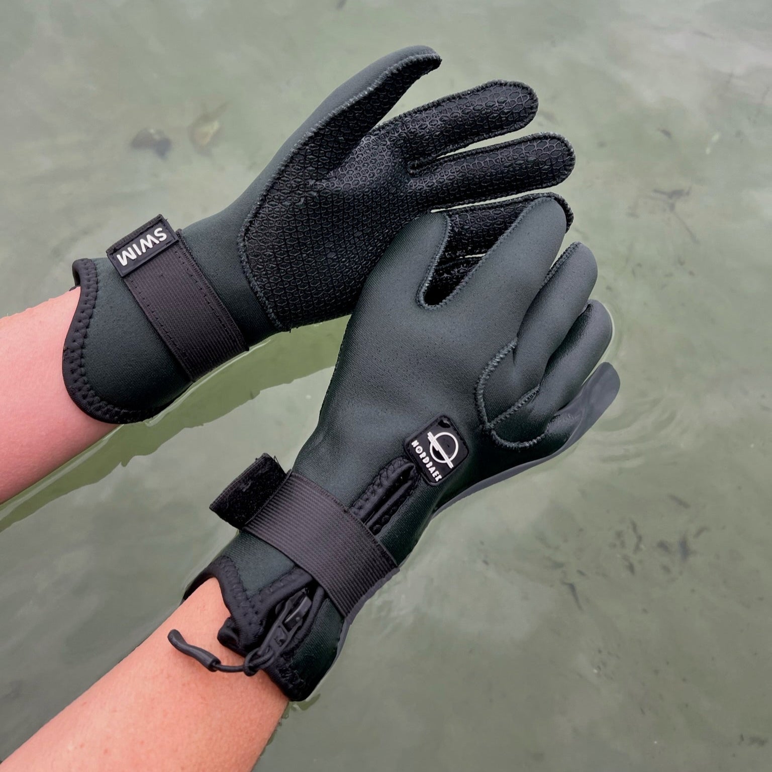 Neopren handsker 5 fingre NORDBAEK Deep Tide - Unisex Green