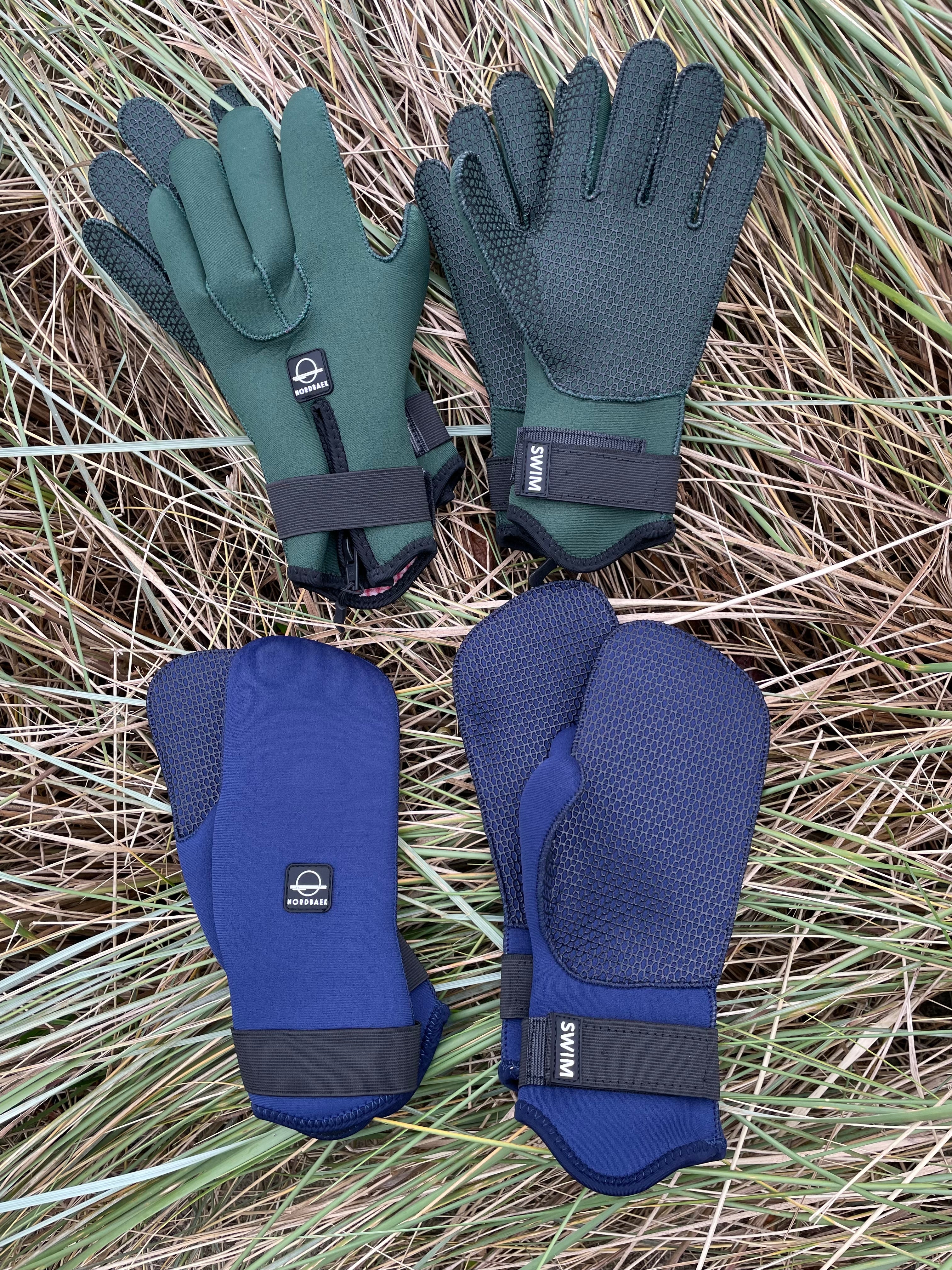 Neopren handsker 5 fingre NORDBAEK Deep Tide - Unisex Green