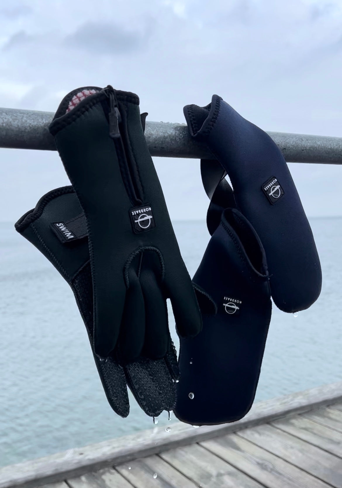 Neopren handsker 2 fingre NORDBAEK Ice Splash - Unisex Black