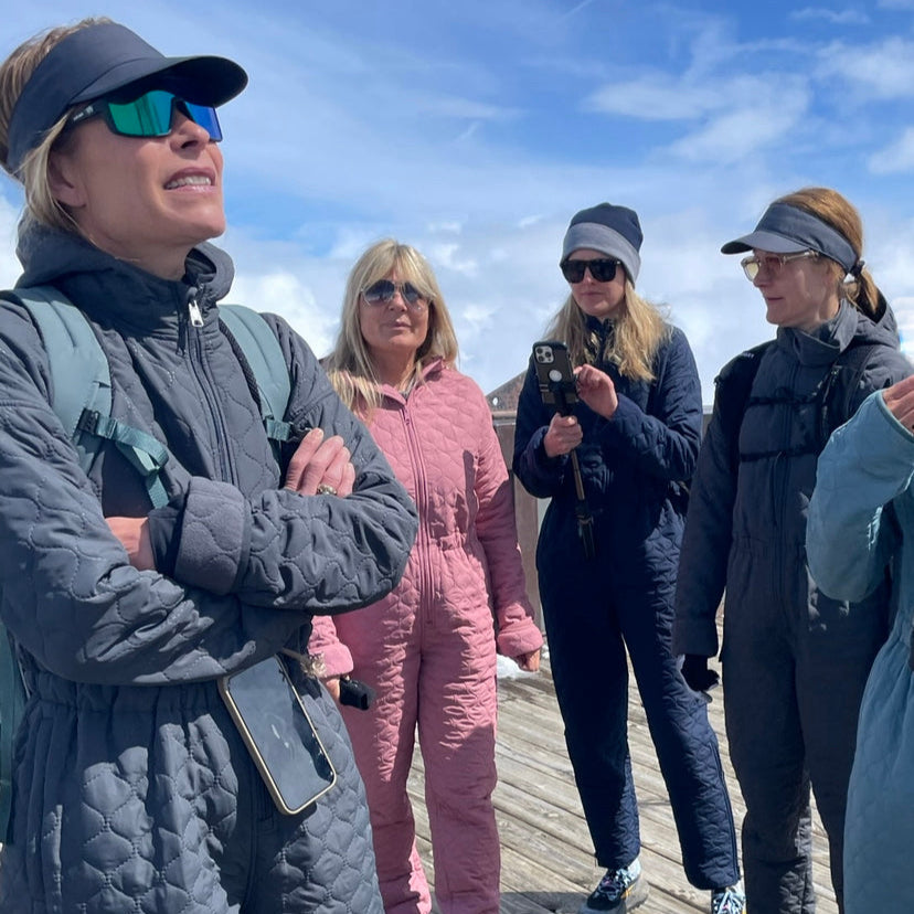 Jumpsuit NORDBAEK Cosy Bay – vindtæt dame heldragt med 100% genanvendt fleece - Grey