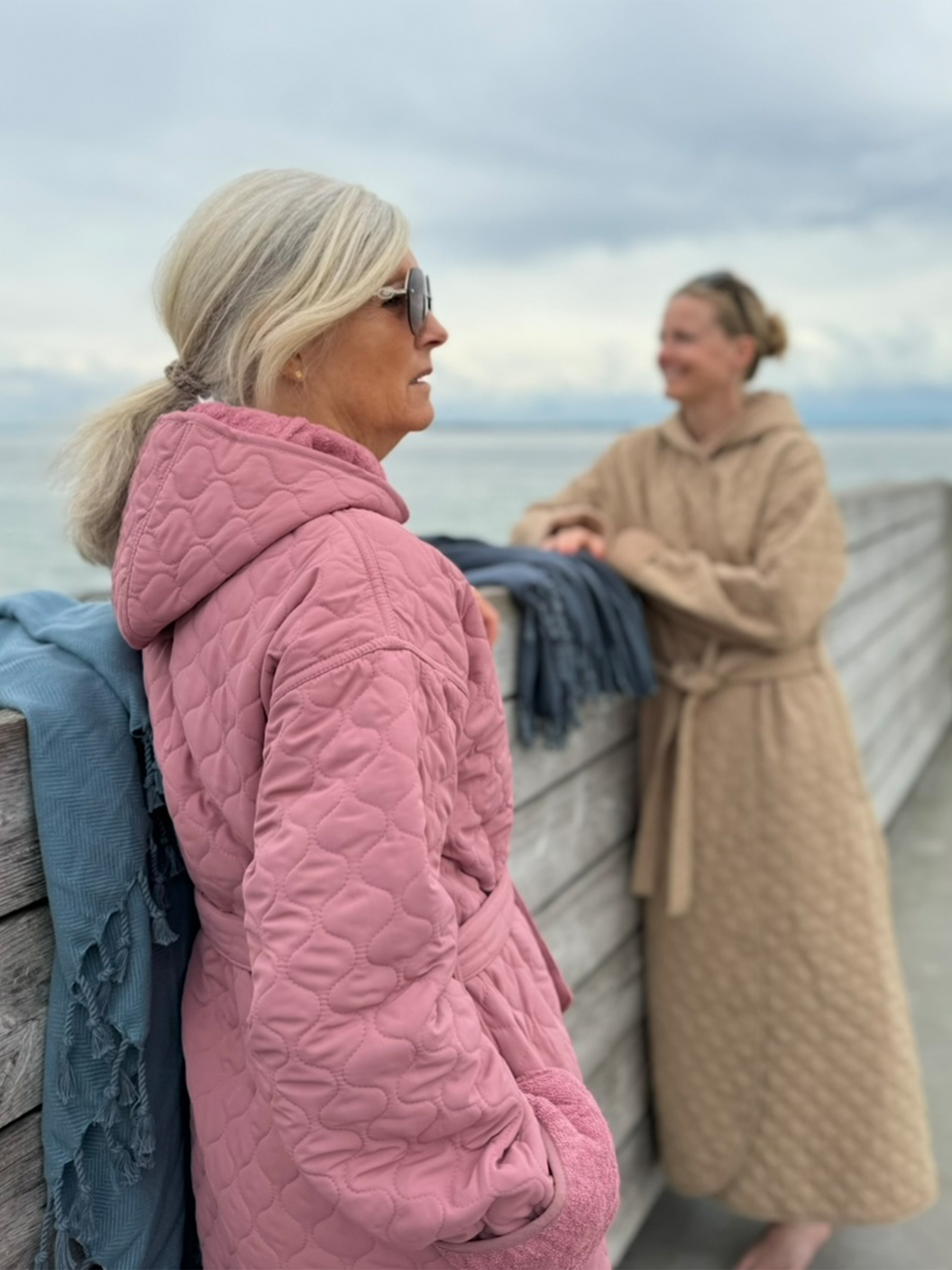 Soft Breeze Badekåpe Dame - Berry