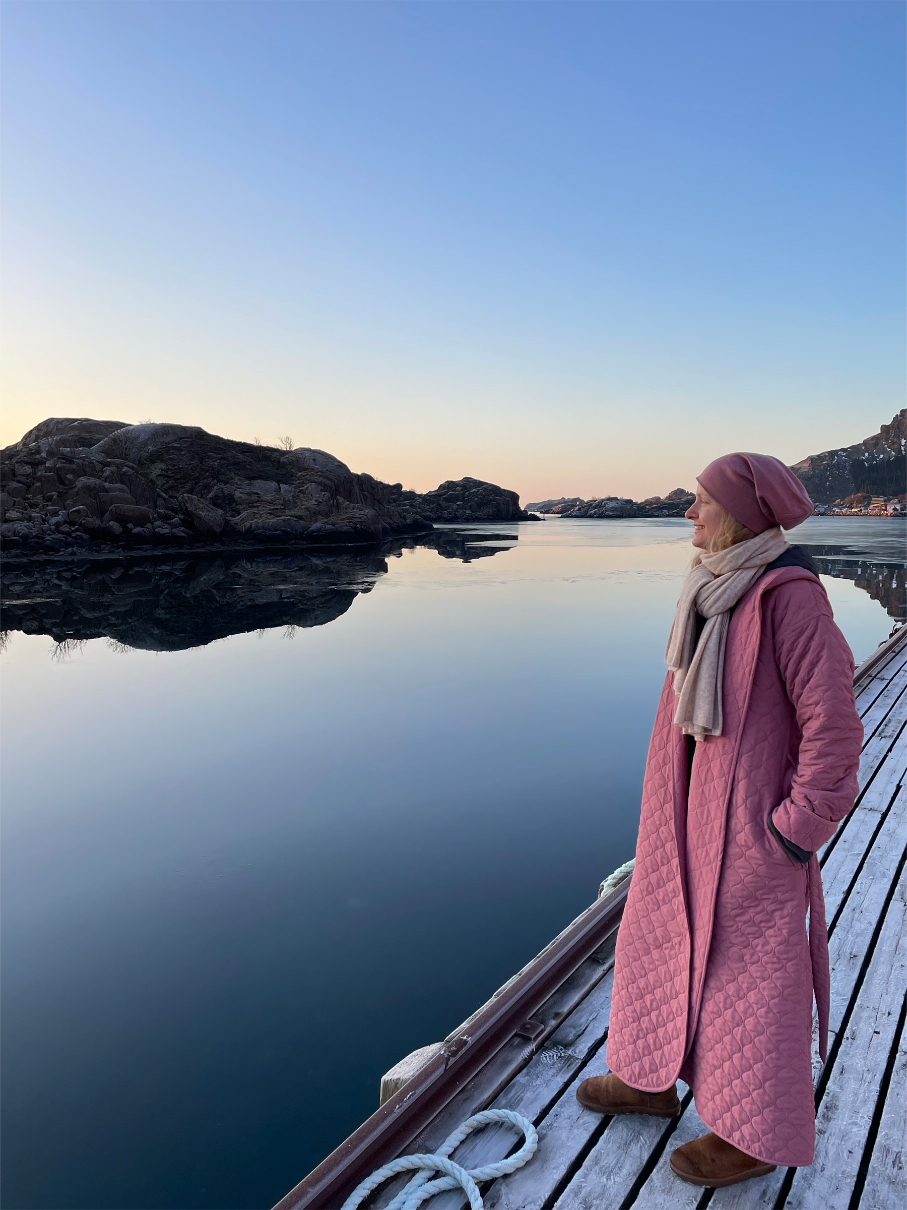 Soft Breeze Badekåpe Dame - Berry