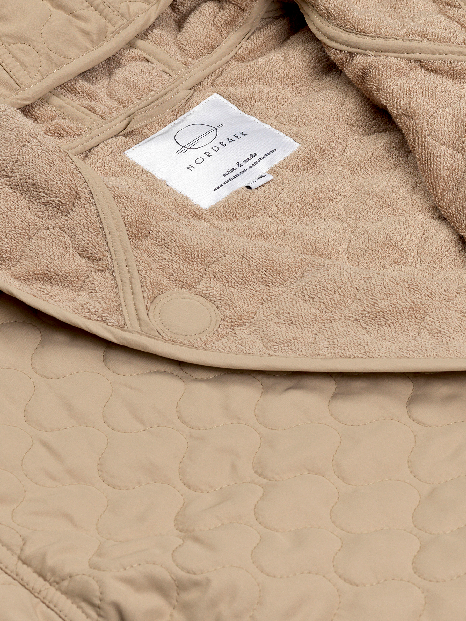 Soft Breeze Badekåpe Dame - Sand