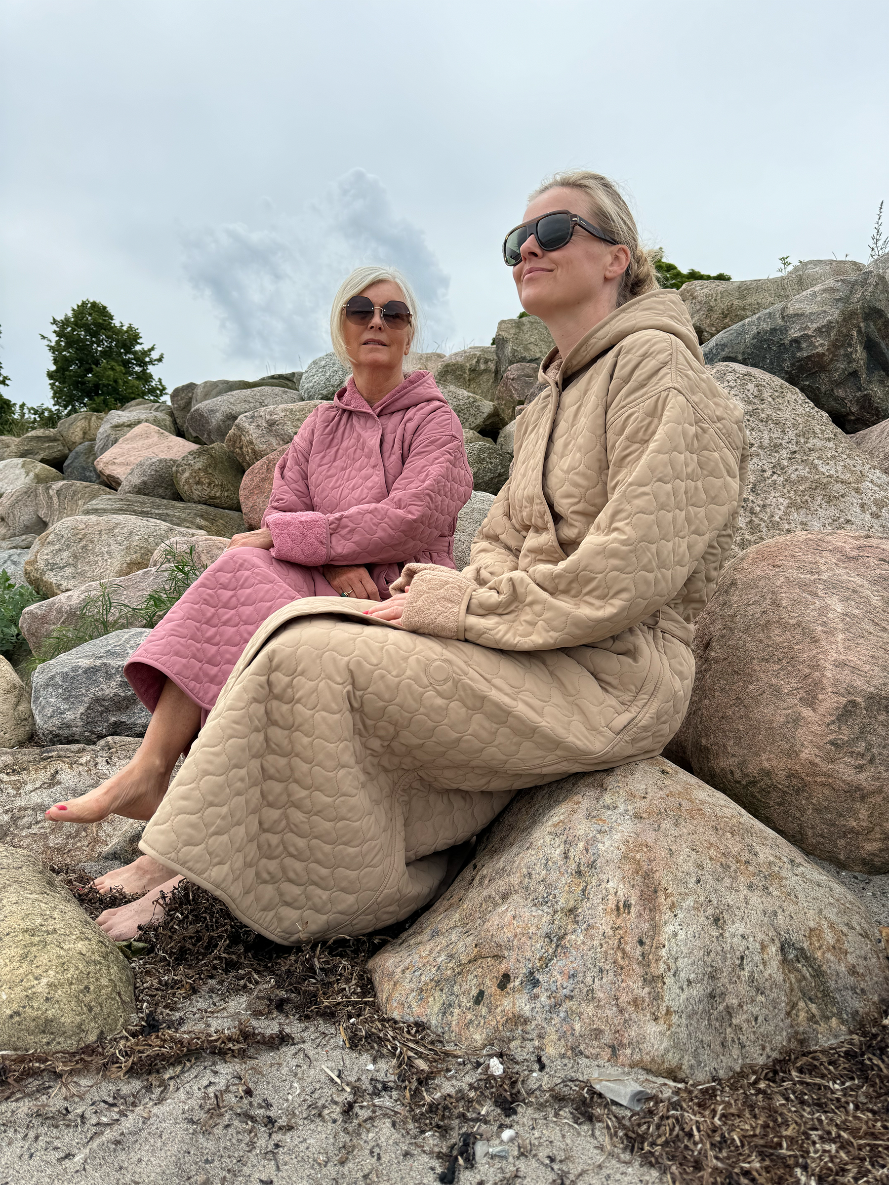 Soft Breeze Badekåpe Dame - Sand