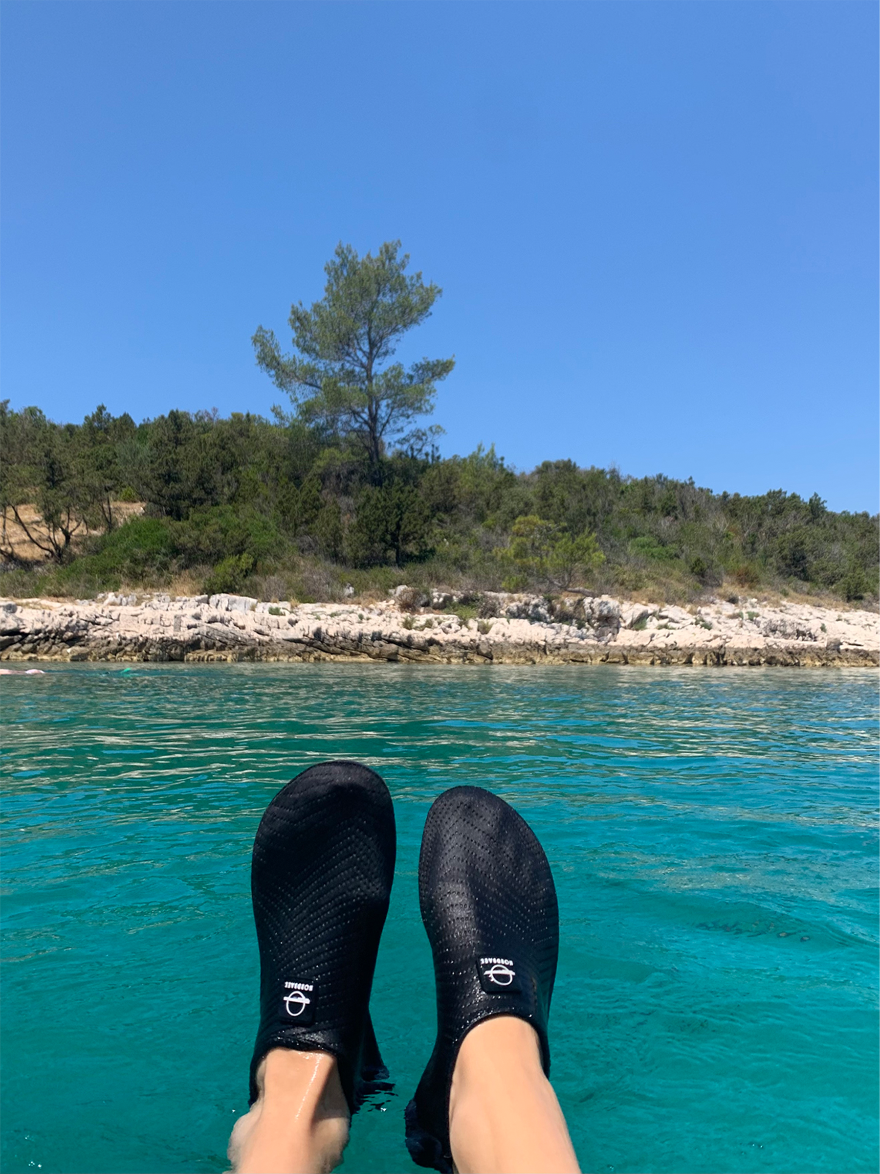 Pehmeät Aqua Vesikengät Unisex - Musta