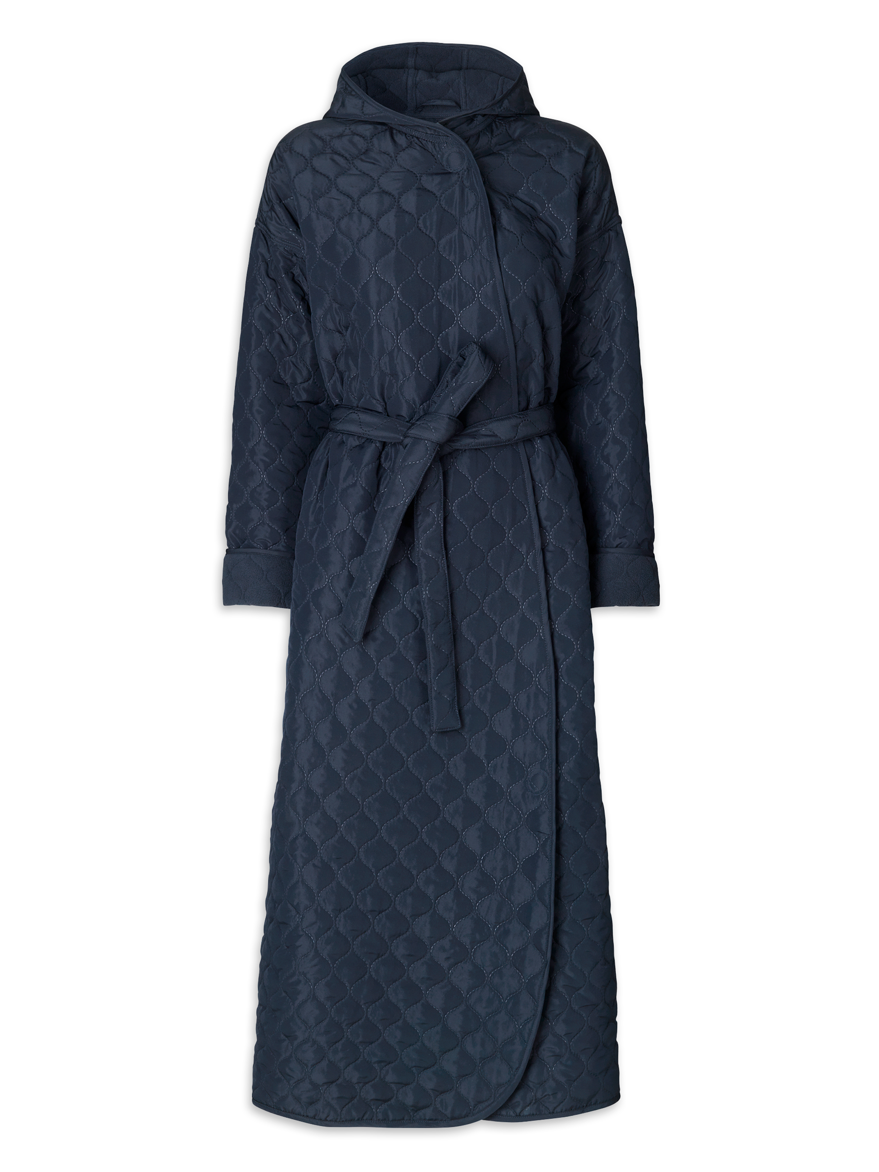 Badekåbe NORDBAEK Windy Ocean – vindtæt damekåbe med 100% genanvendt fleece - Navy