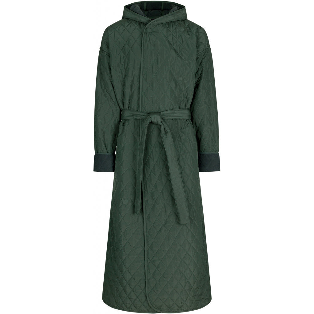 NORDBAEK Badekåbe NORDBAEK Long Beach – vindtæt herrekåbe med 100% genanvendt fleece Bath robe Green