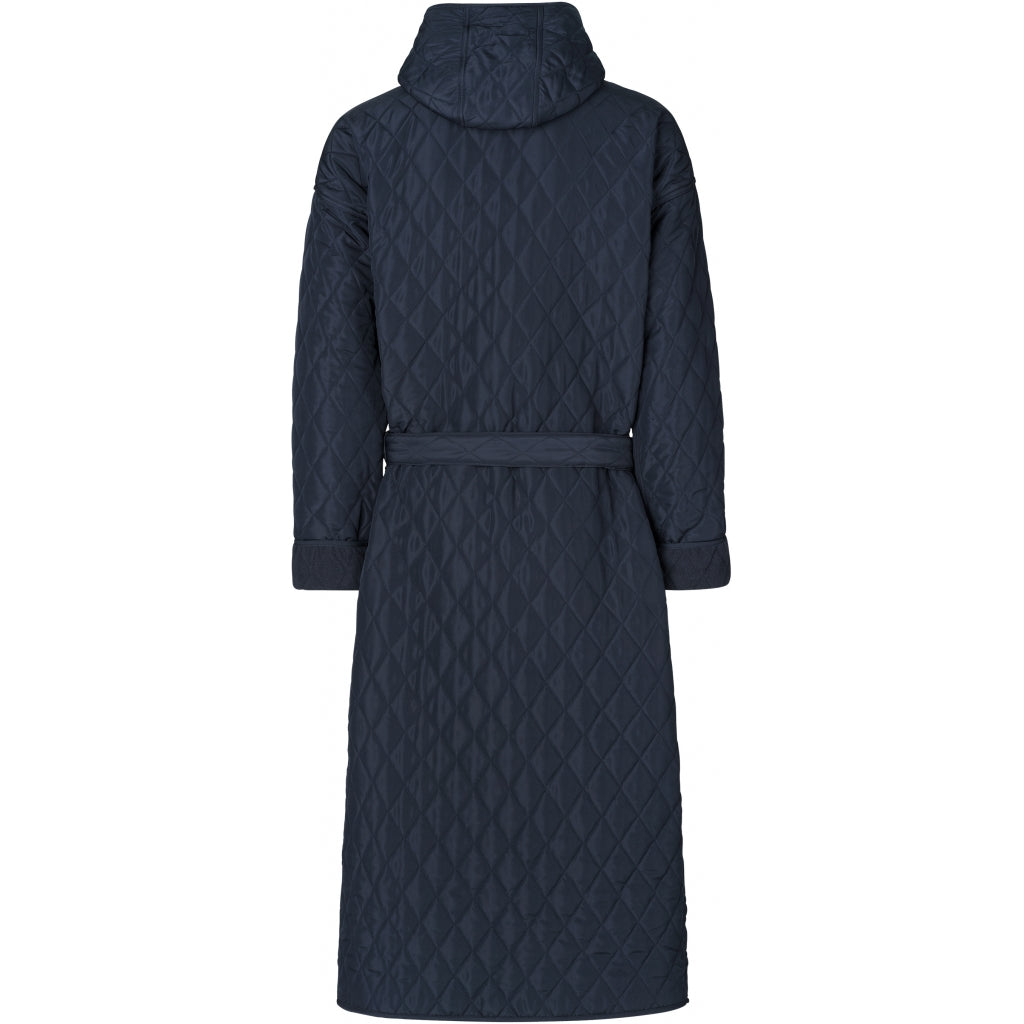 NORDBAEK Badekåbe NORDBAEK Long Beach – vindtæt herrekåbe med 100% genanvendt fleece Bath robe Navy