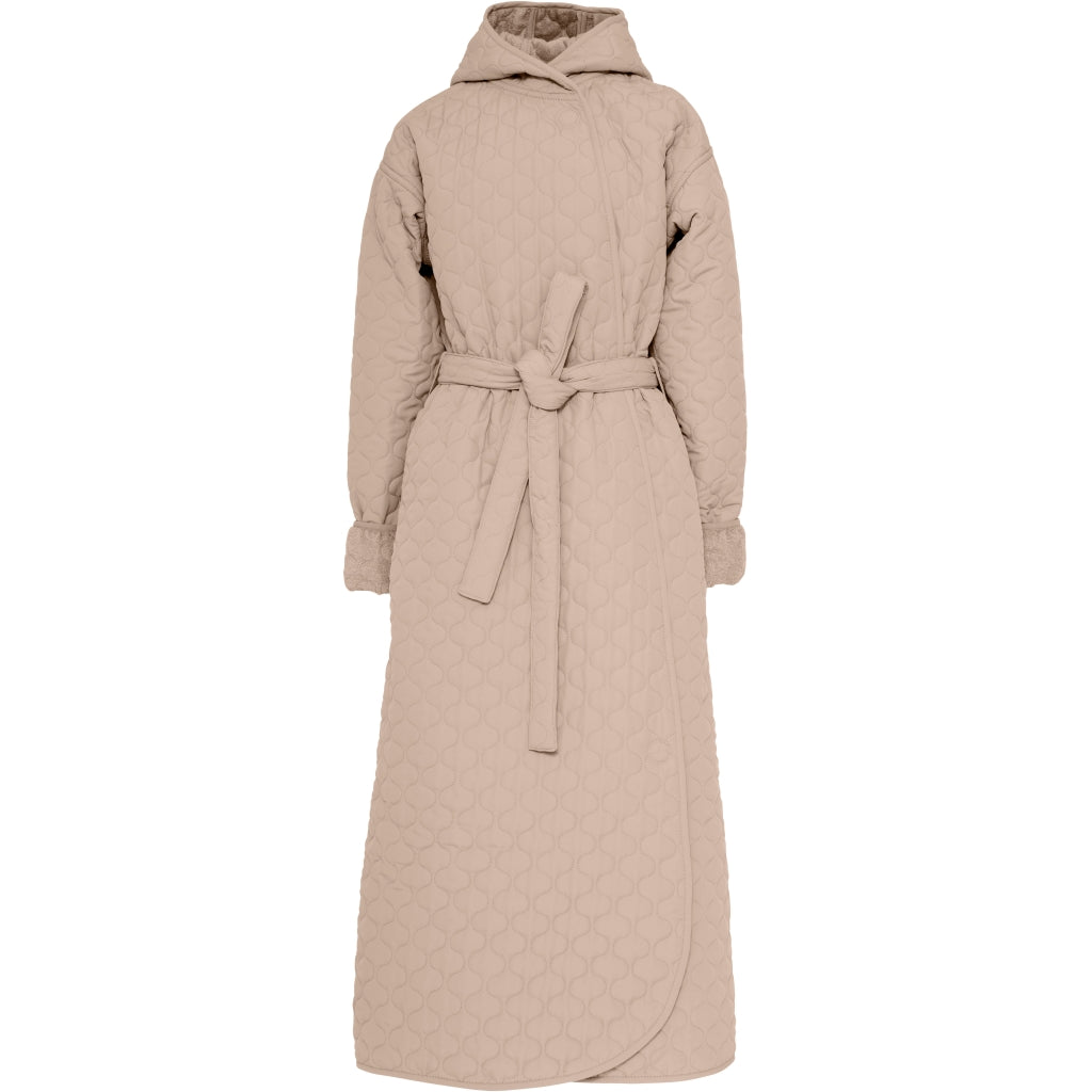 NORDBAEK Badekåbe NORDBAEK Soft Breeze – vindtæt damekåbe med 100% oeko-tex bomuldsfrotté Bath robe Sand