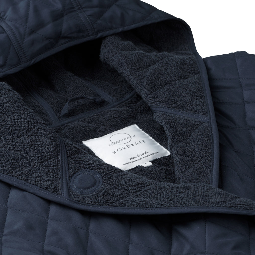 NORDBAEK Badekåbe NORDBAEK Soft Breeze – vindtæt damekåbe med 100% oeko-tex bomuldsfrotté Bath robe Navy