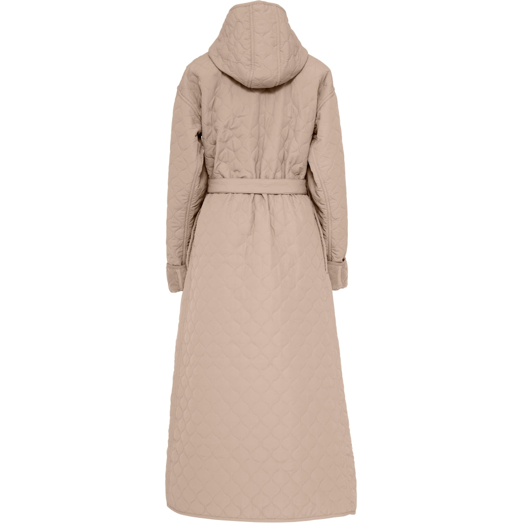 NORDBAEK Badekåbe NORDBAEK Windy Ocean – vindtæt damekåbe med 100% genanvendt fleece Bath robe Sand