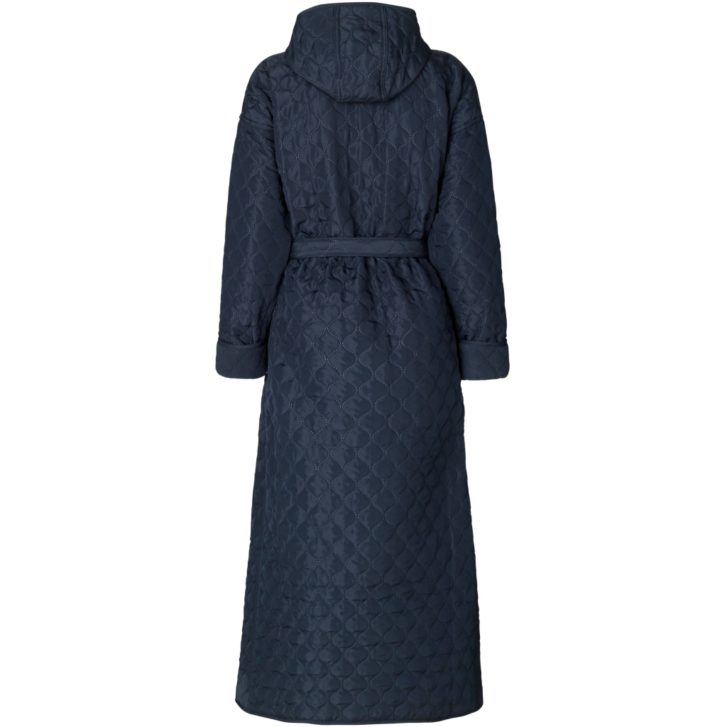 NORDBAEK Badekåbe NORDBAEK Windy Ocean – vindtæt damekåbe med 100% genanvendt fleece Bath robe Navy
