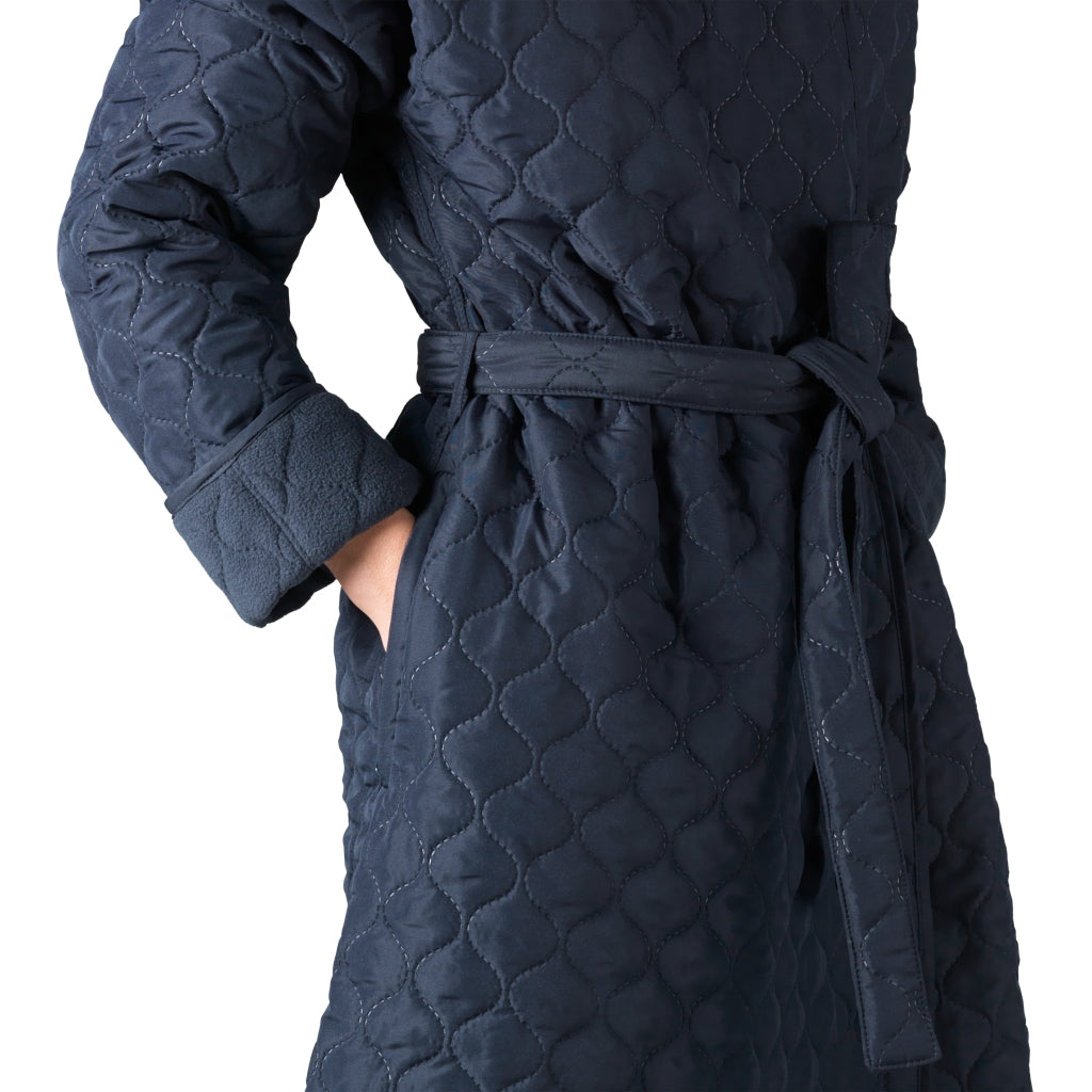 NORDBAEK Badekåbe NORDBAEK Windy Ocean – vindtæt damekåbe med 100% genanvendt fleece Bath robe Navy