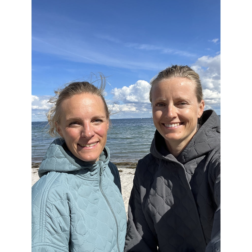 NORDBAEK Badekåbe NORDBAEK Windy Ocean – vindtæt damekåbe med 100% genanvendt fleece Bath robe Aqua