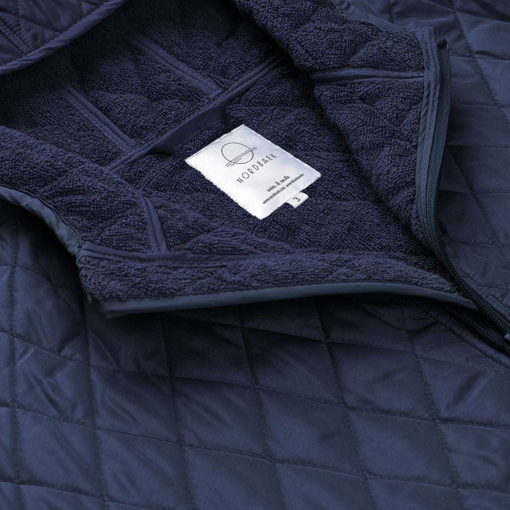 NORDBAEK Changing robe for børn NORDBAEK Easy Lagoon Kids - vindtæt skiftekåbe med 100% oeko-tex bomuld Change robe Navy