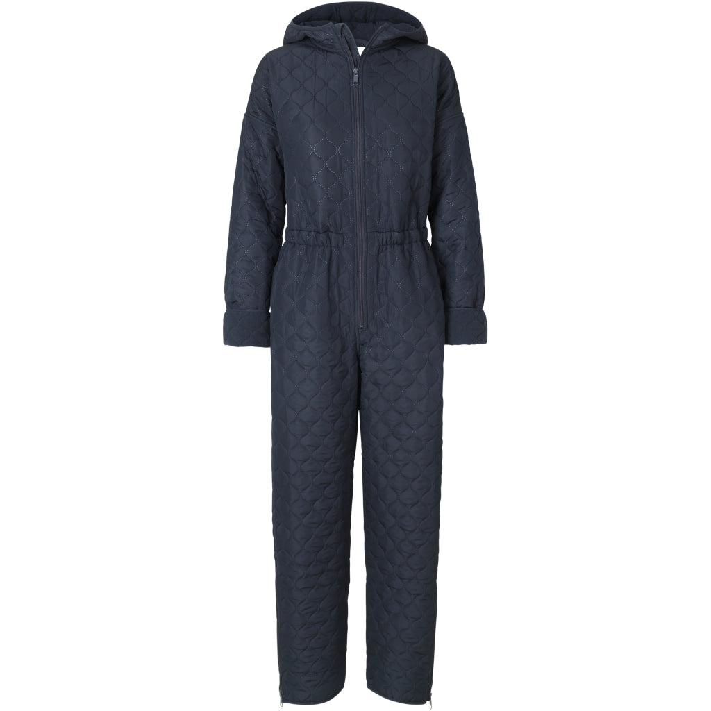 NORDBAEK Jumpsuit NORDBAEK Cosy Bay – vindtæt dame heldragt med 100% genanvendt fleece Jumpsuit Navy