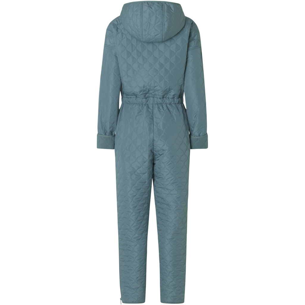 NORDBAEK Jumpsuit NORDBAEK Cosy Bay – vindtæt dame heldragt med 100% genanvendt fleece Jumpsuit Aqua
