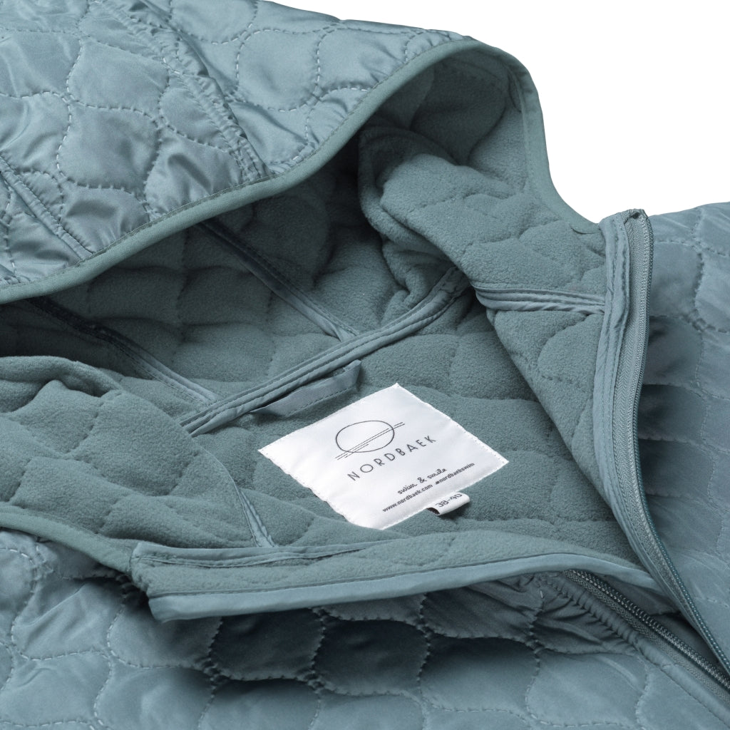 NORDBAEK Jumpsuit NORDBAEK Cosy Bay – vindtæt dame heldragt med 100% genanvendt fleece Jumpsuit Aqua