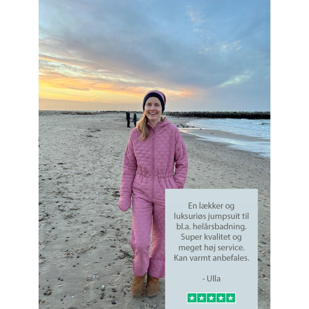 NORDBAEK Jumpsuit NORDBAEK Cosy Bay – vindtæt dame heldragt med 100% genanvendt fleece Jumpsuit Aqua
