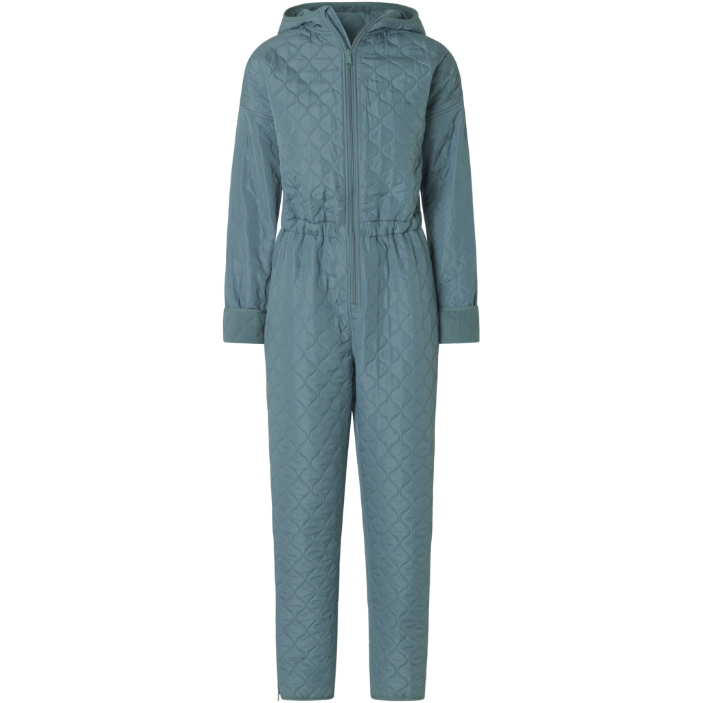 NORDBAEK Jumpsuit NORDBAEK Cosy Bay – vindtæt dame heldragt med 100% genanvendt fleece Jumpsuit Aqua
