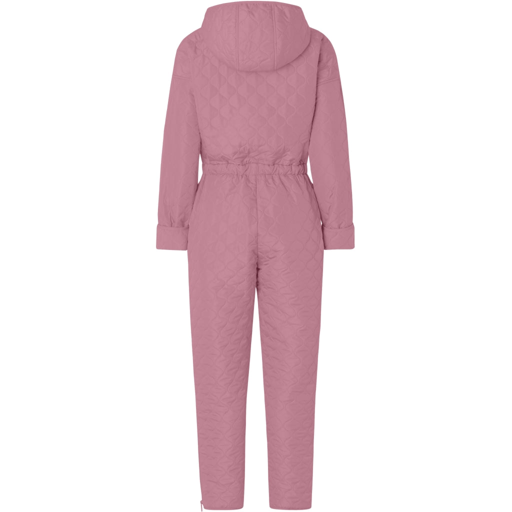 NORDBAEK Jumpsuit NORDBAEK Cosy Bay – vindtæt dame heldragt med 100% genanvendt fleece Jumpsuit Berry