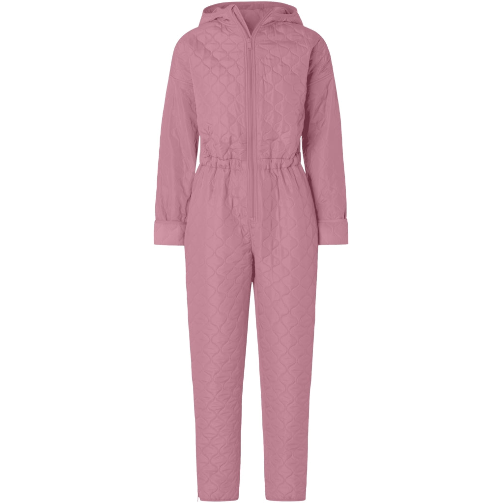 NORDBAEK Jumpsuit NORDBAEK Cosy Bay – vindtæt dame heldragt med 100% genanvendt fleece Jumpsuit Berry