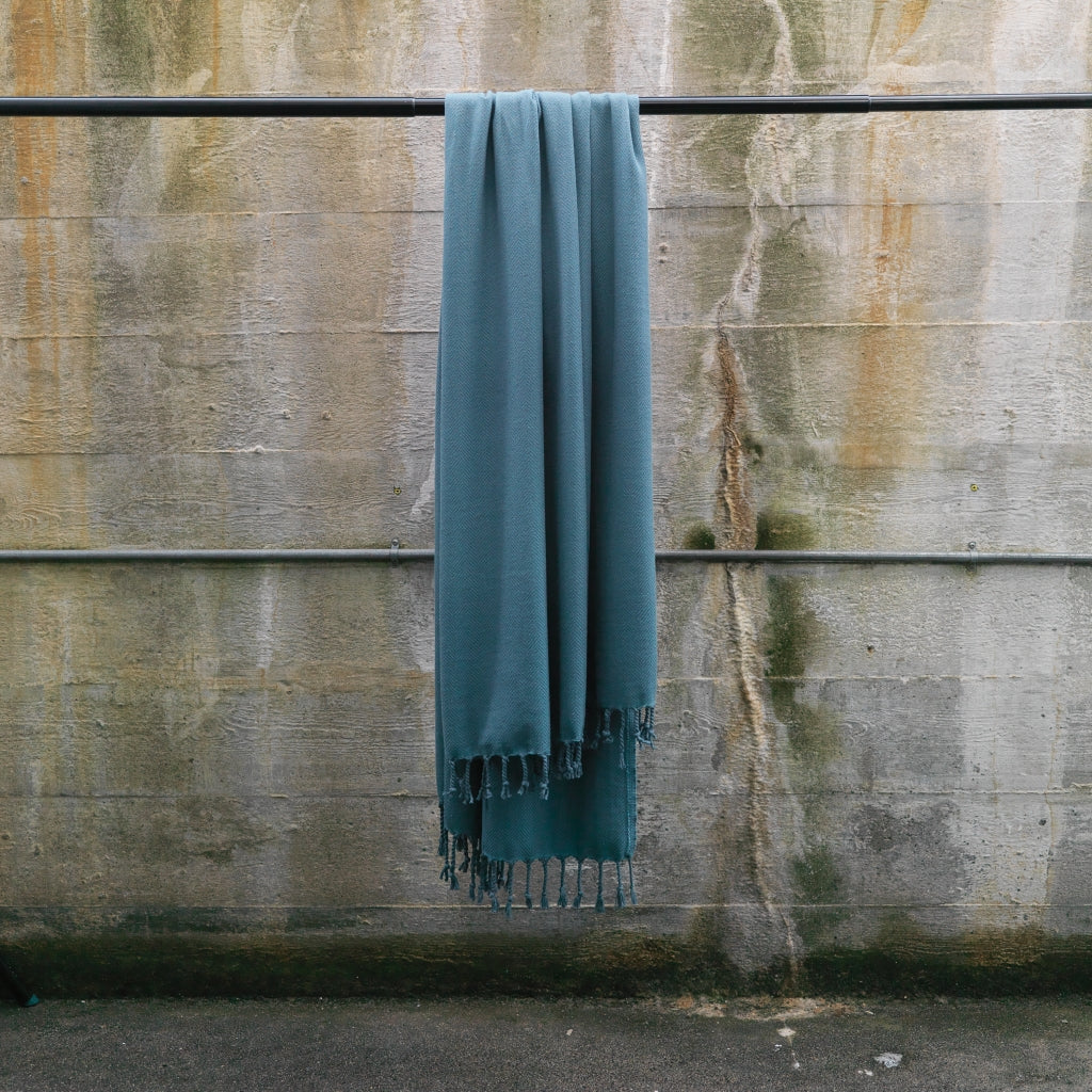 NORDBAEK Nordisk Hamam NORDBAEK Cosy Comfort – oeko-tex, ekstra blødt og stort Hamam towel BlueAqua