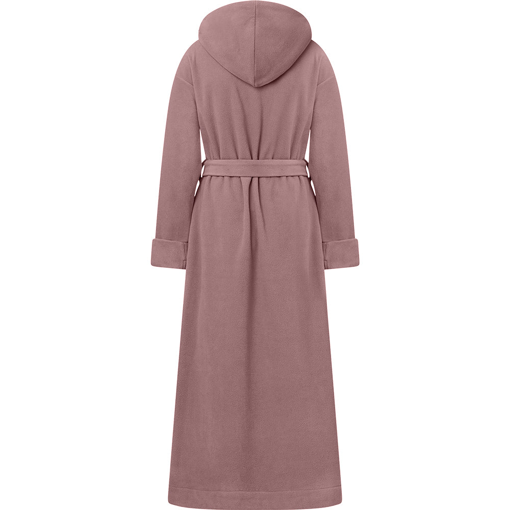 Badekåbe NORDBAEK Sea Glow - luksus damekåbe i blød tyk fleece - Blush