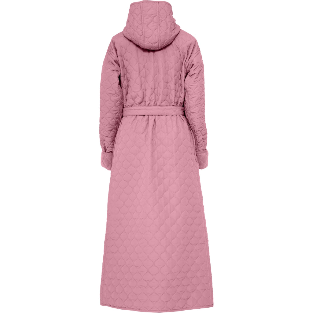 NORDBAEK Badekåbe NORDBAEK Windy Ocean – vindtæt damekåbe med 100% genanvendt fleece Bath robe Berry