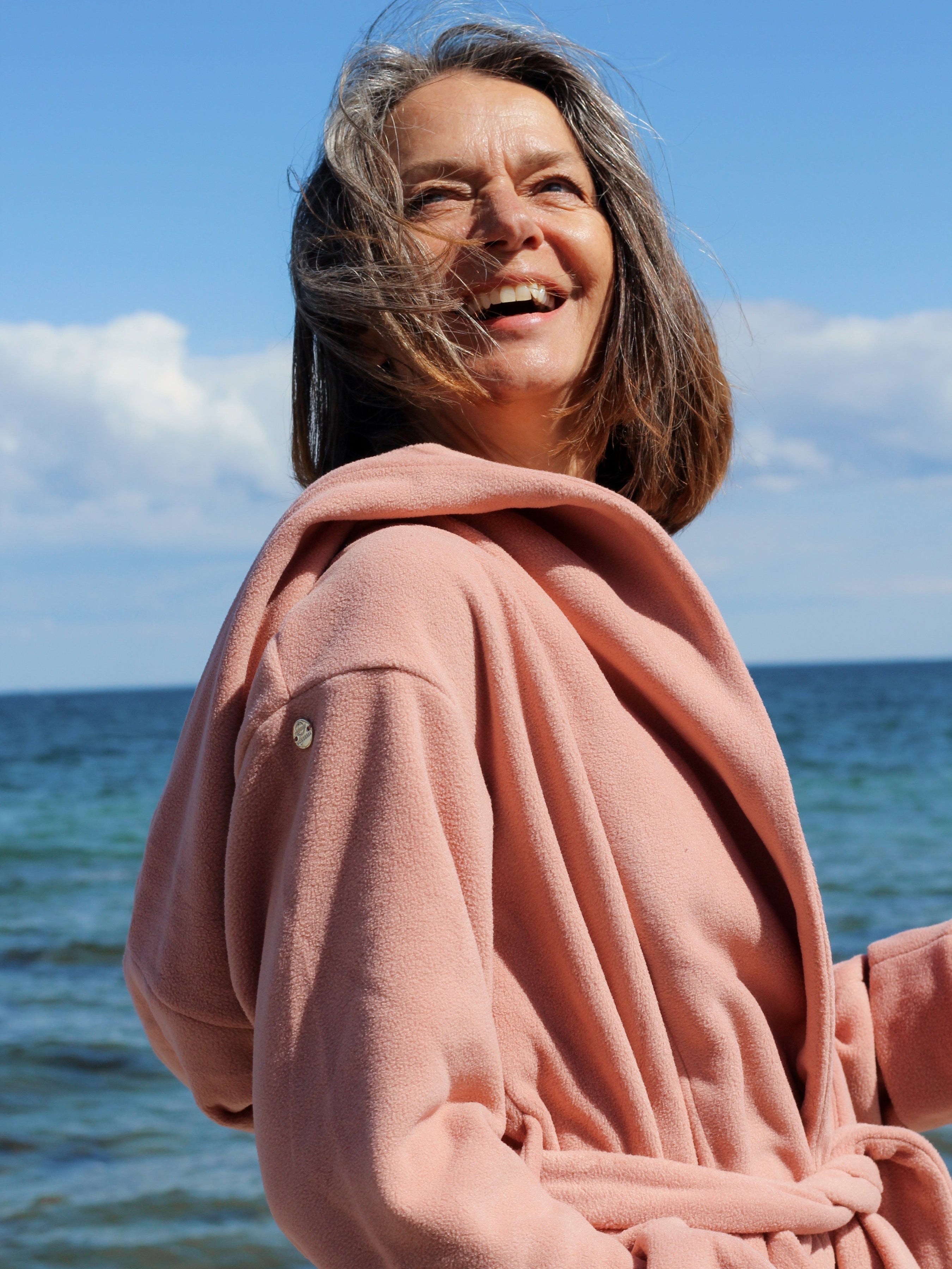 Sea Glow Badekåbe Dame - Blush