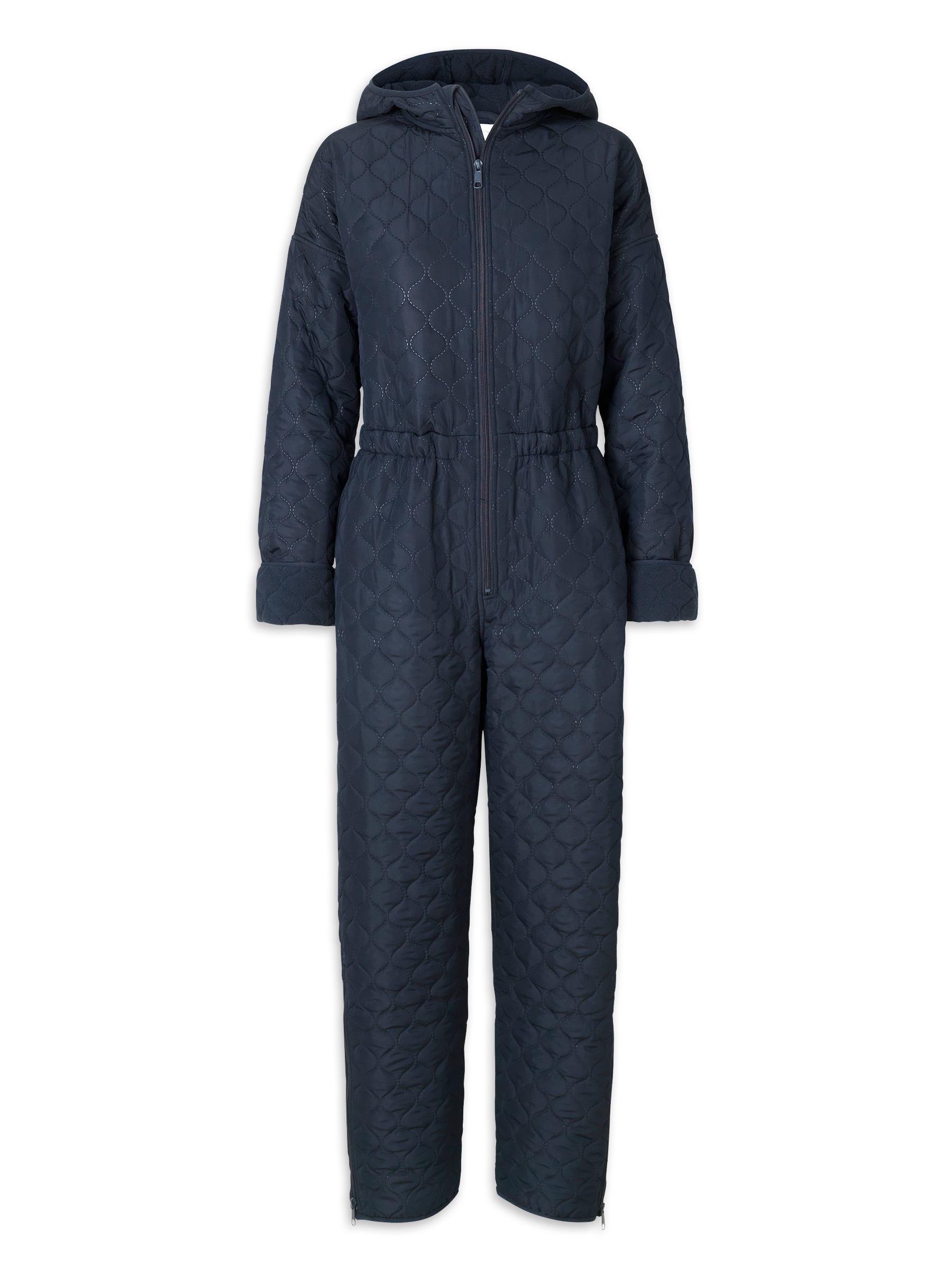 Jumpsuit NORDBAEK Cosy Bay – vindtæt dame heldragt med 100% genanvendt fleece - Navy