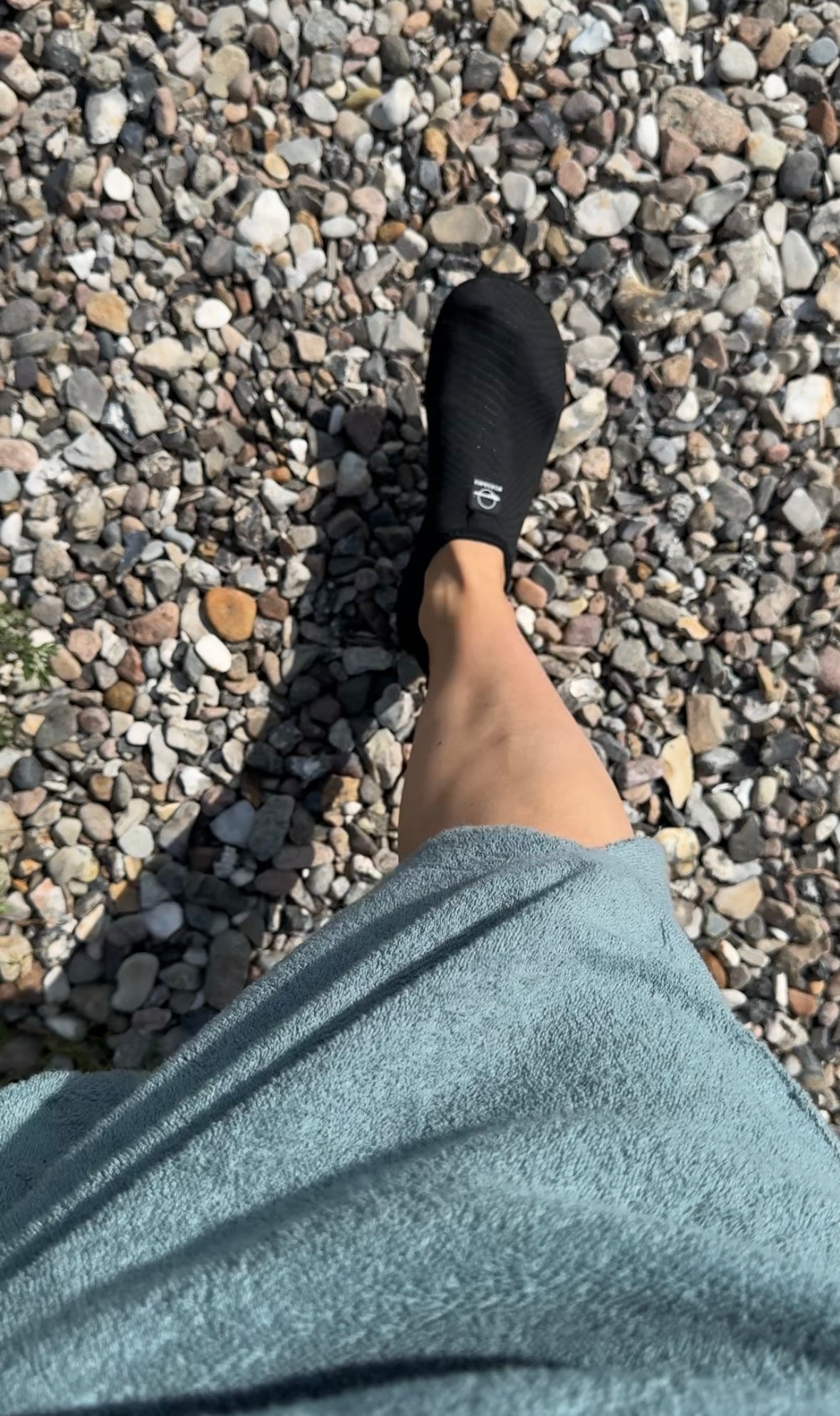 Skønt strandkit: Badeponcho + håndklæde + badesko
