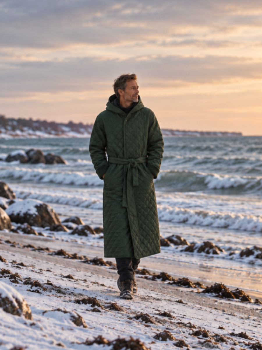 Wild Shore Badekåbe Herre - Green Limited Edition