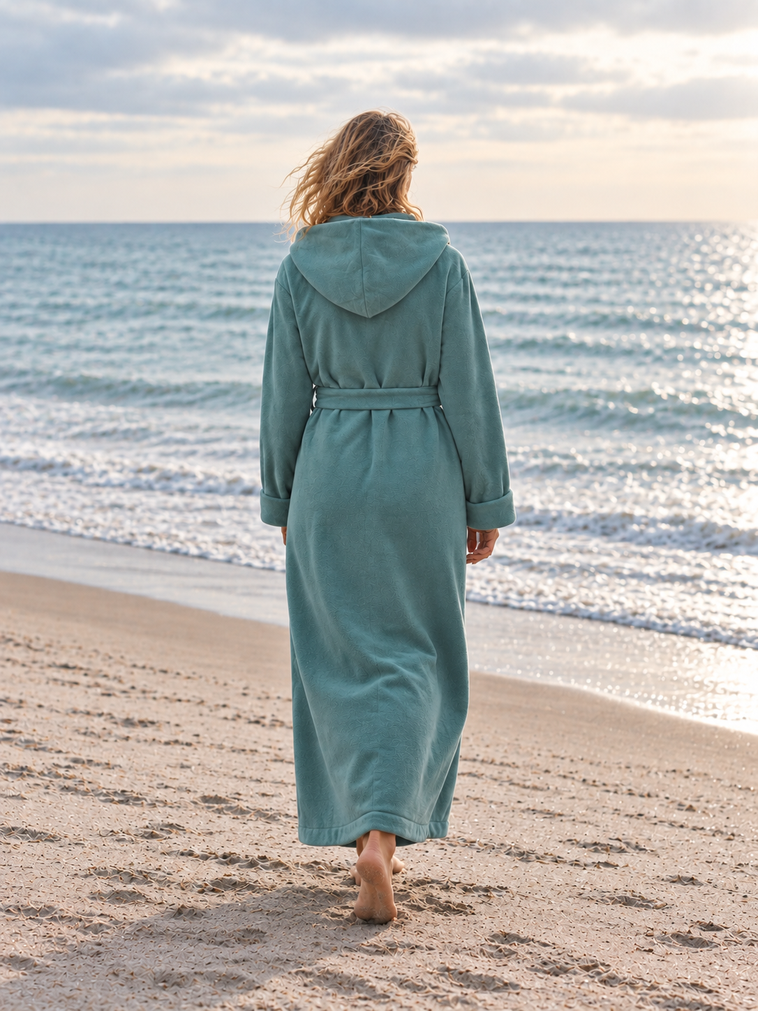 Sea Glow Badekåbe Dame - Aqua
