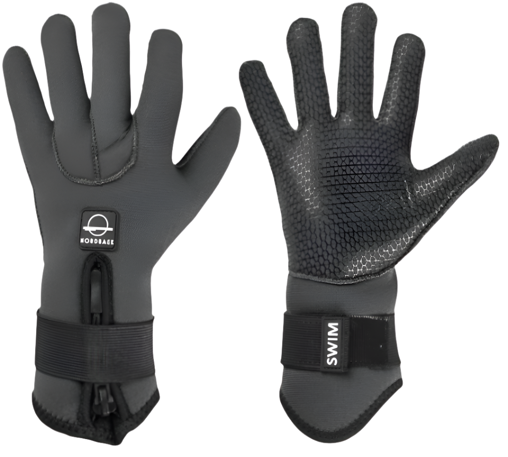 Neopren handsker 5 fingre NORDBAEK Deep Tide - Unisex Black