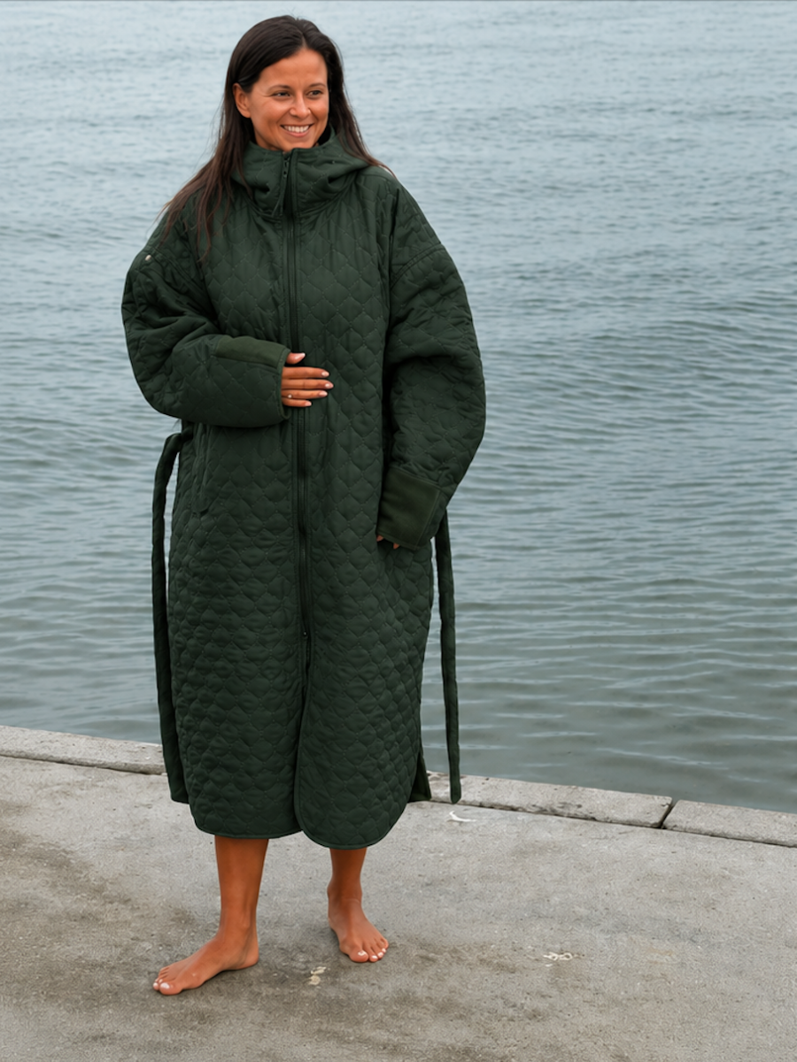 Lazy Pool Changing Robe Unisex - Green
