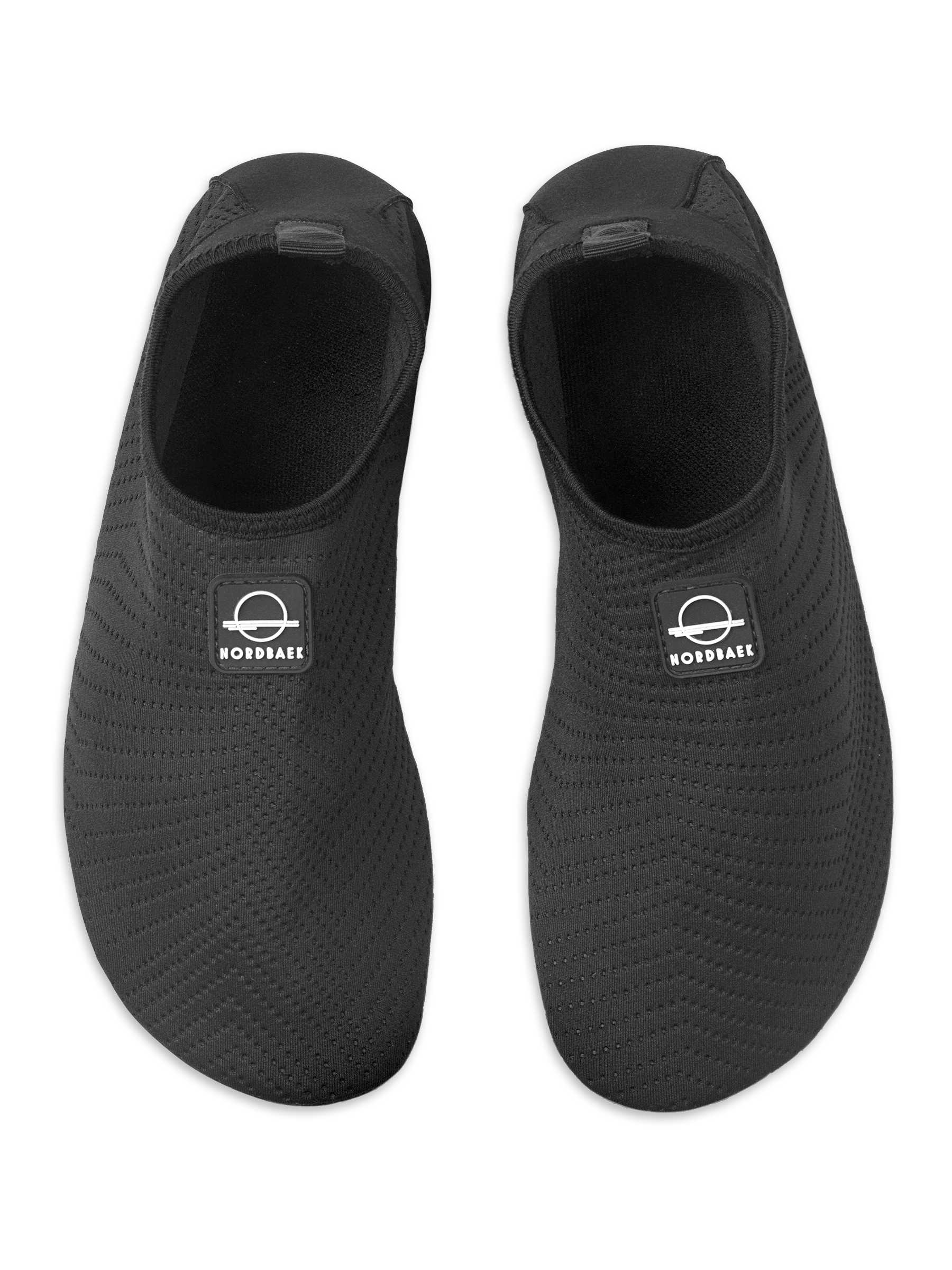 Badesko til børn NORDBAEK Soft Aqua - lette at få af og på for børn - Black