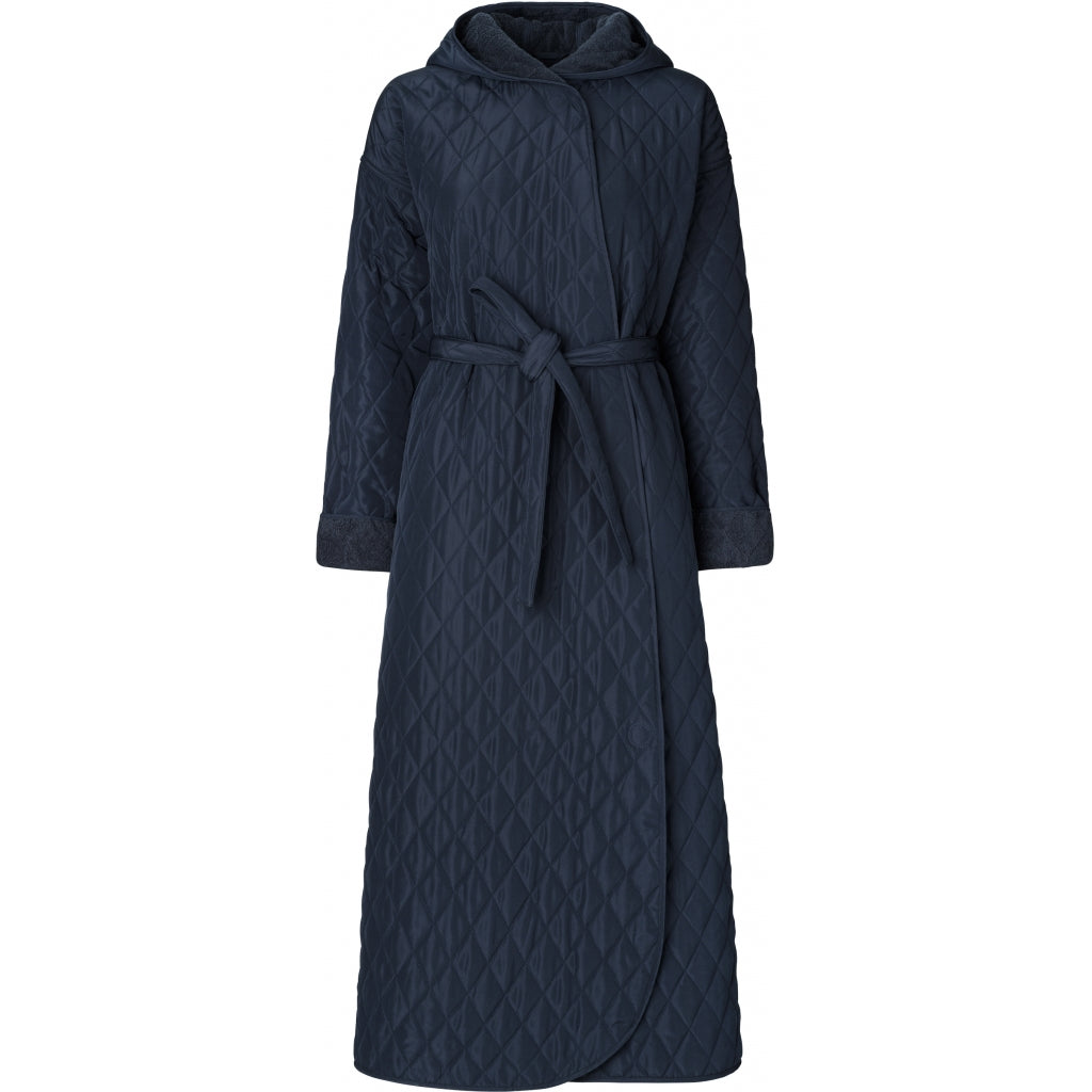 NORDBAEK Badekåbe NORDBAEK Soft Breeze – vindtæt damekåbe med 100% oeko-tex bomuldsfrotté Bath robe Navy Blå